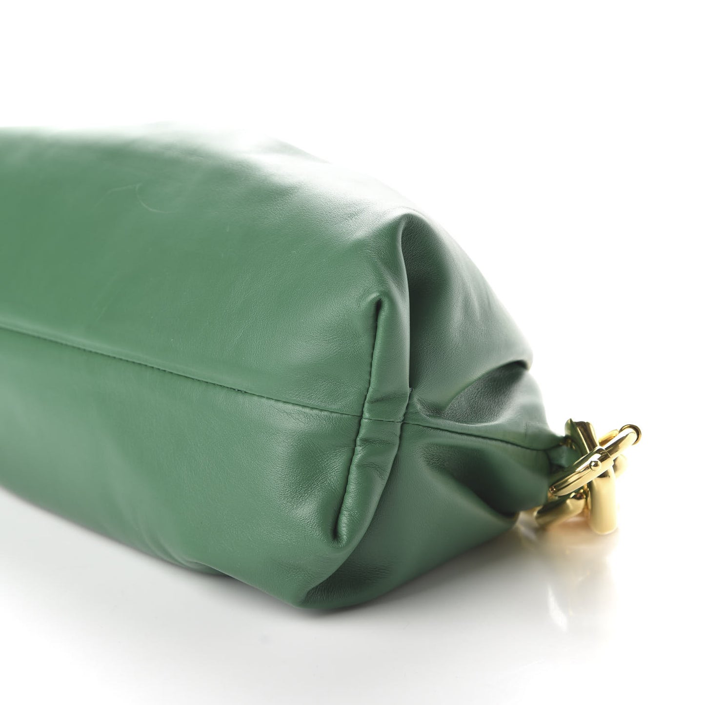 Calfskin The Pouch Chain Racing Green