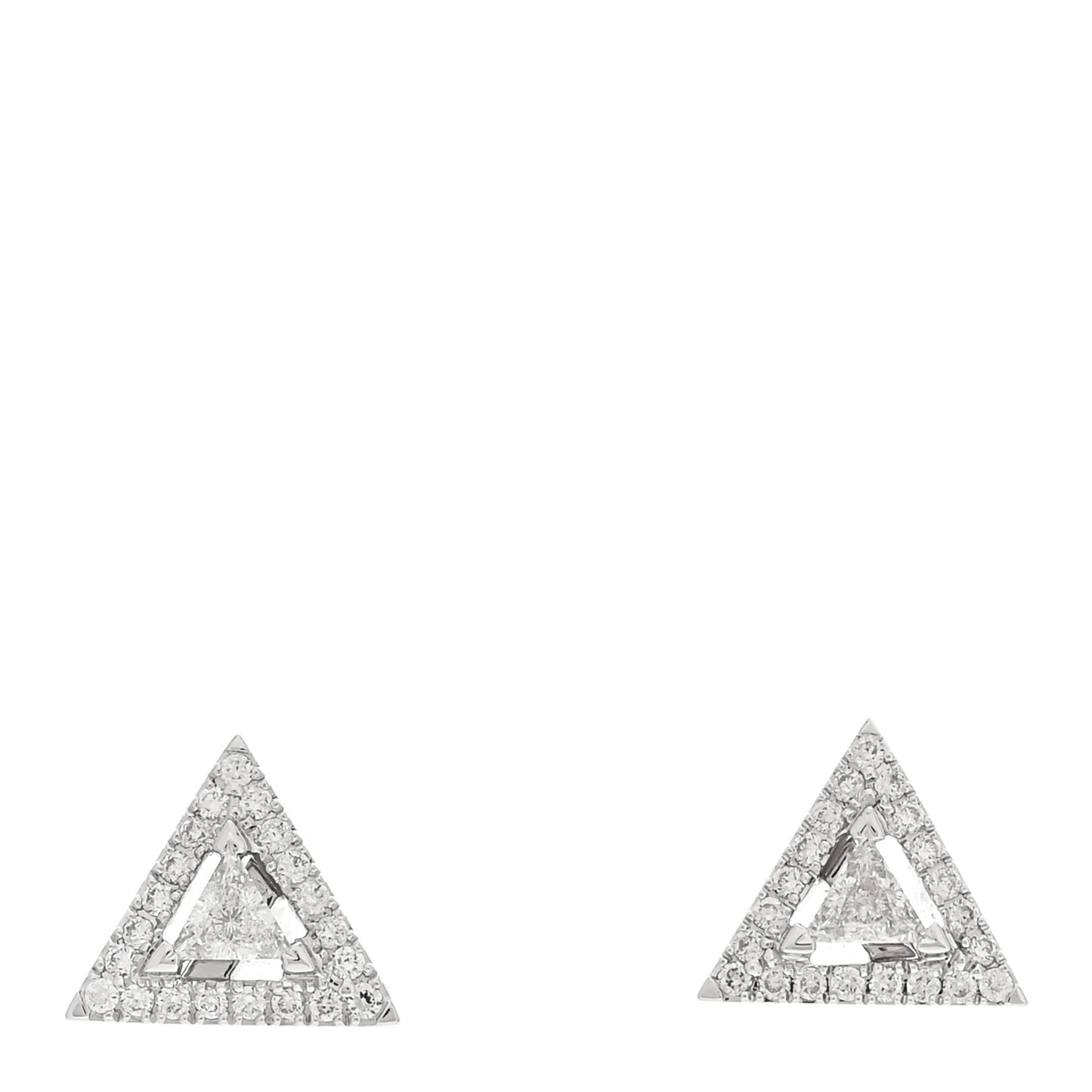 18K White Gold Diamond Thea Earrings
