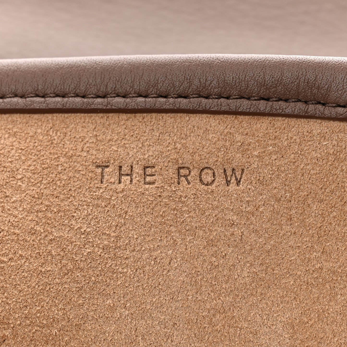 Grained Calfskin Medium N/S Park Tote Brown