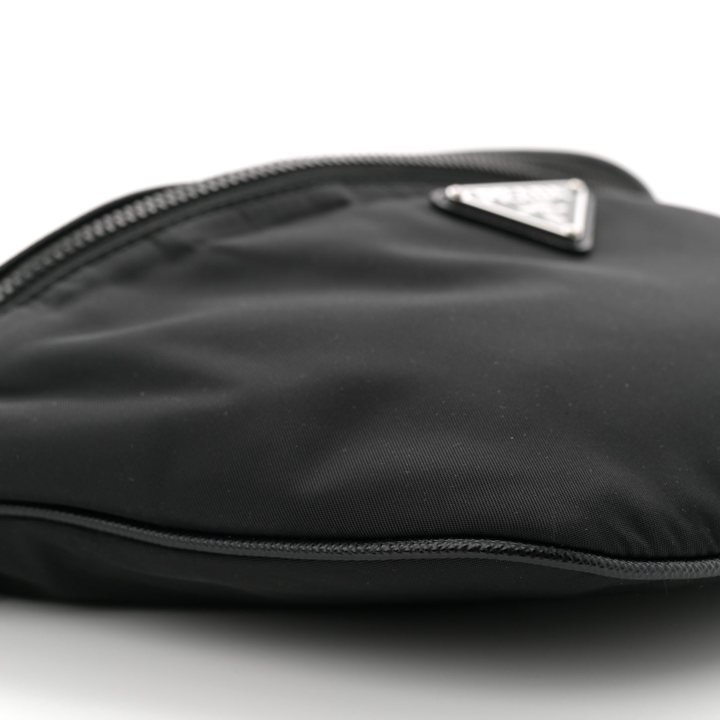 Re-Nylon Saffiano Belt Bag Black