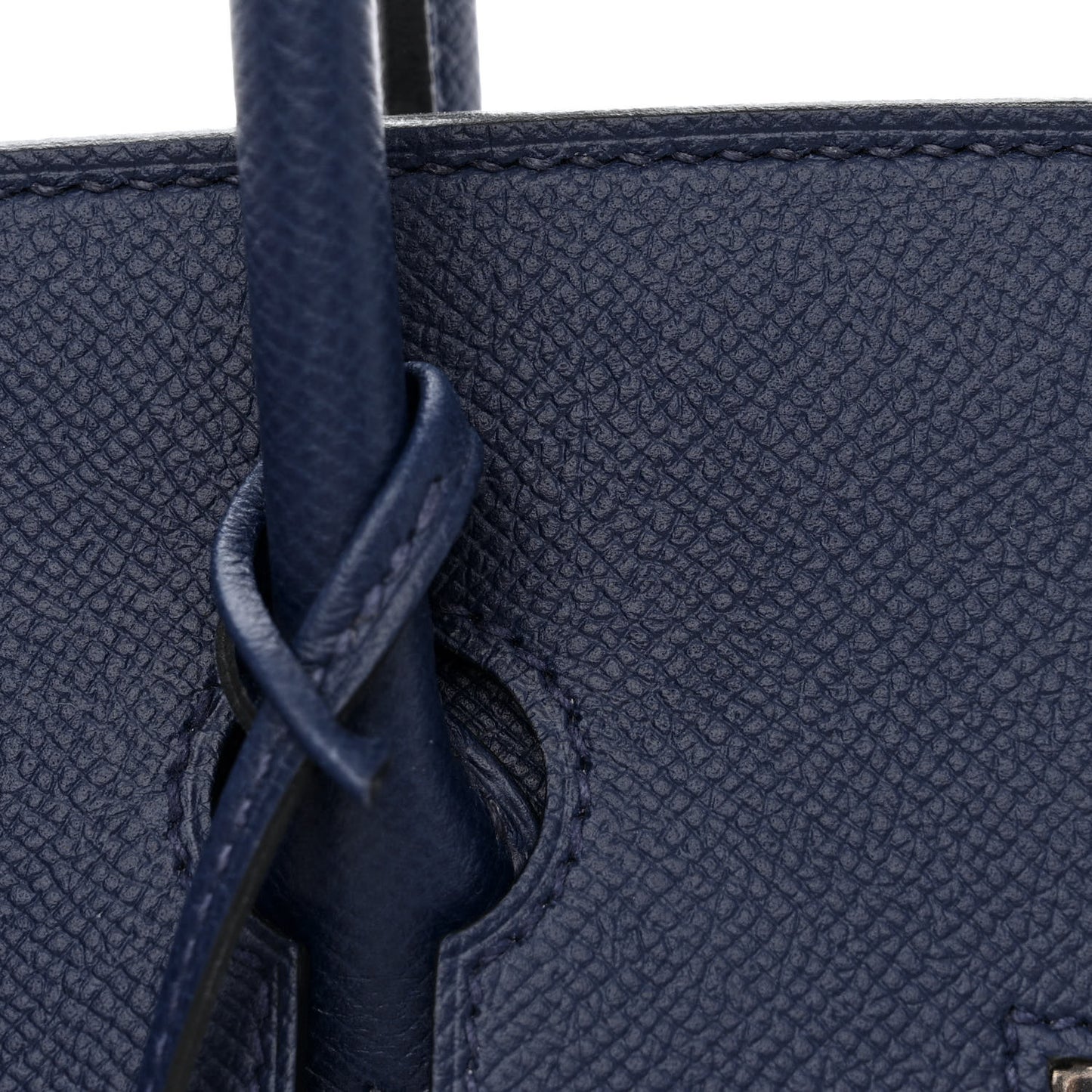 Epsom Horseshoe Birkin 35 Bleu Saphir