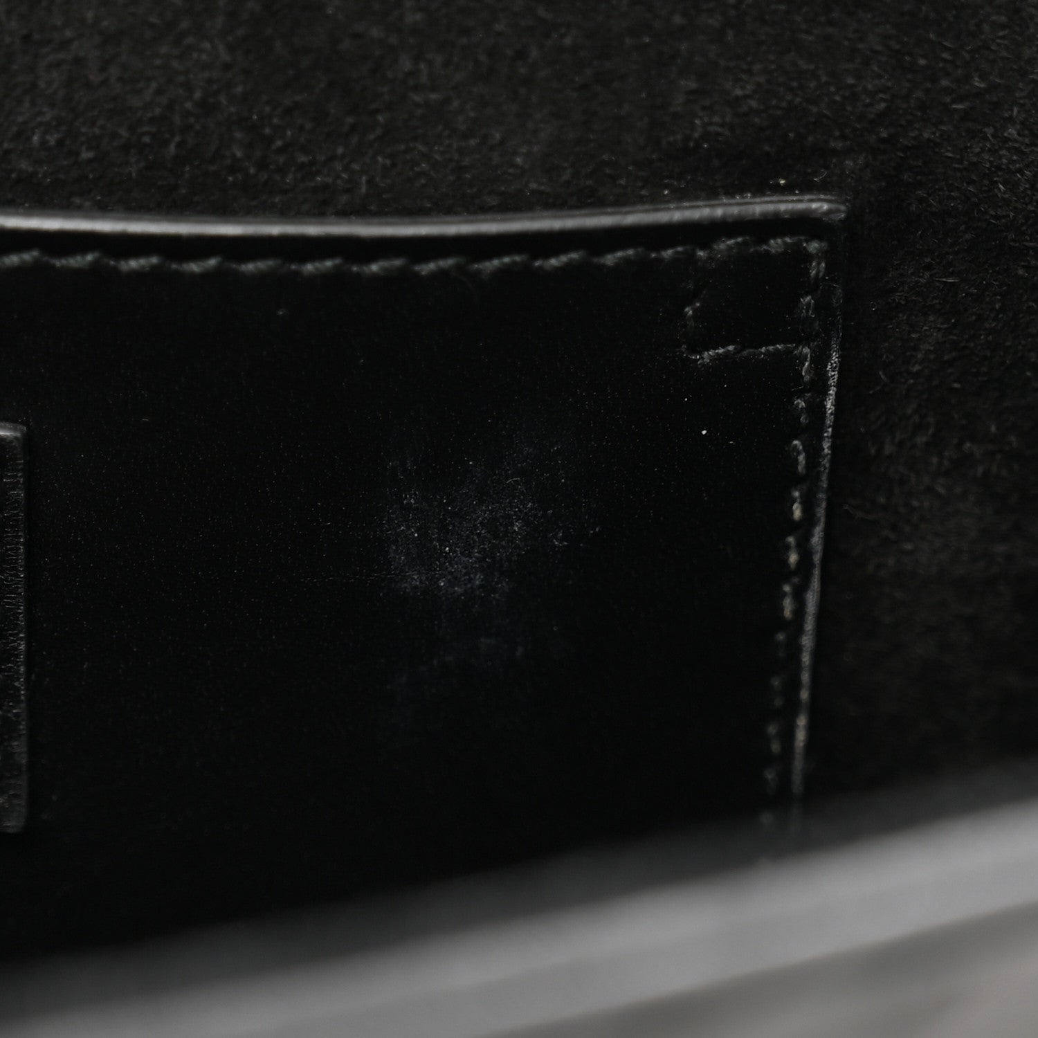 Saint Laurent Calfskin Patterned Cassandre Tassel Clutch Black 8 of 11