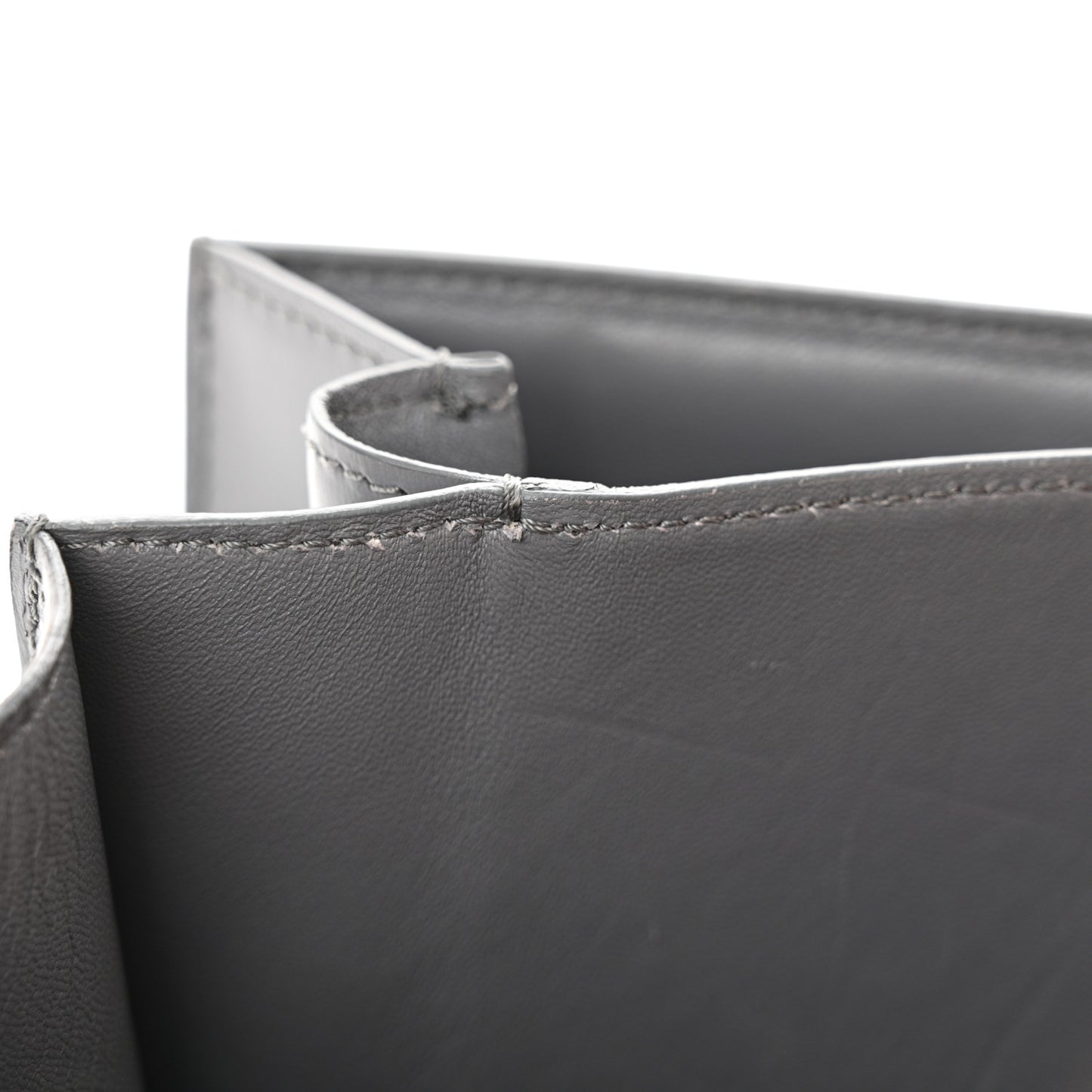 Smooth Calfskin Medium Classic Box Flap Bag Storm