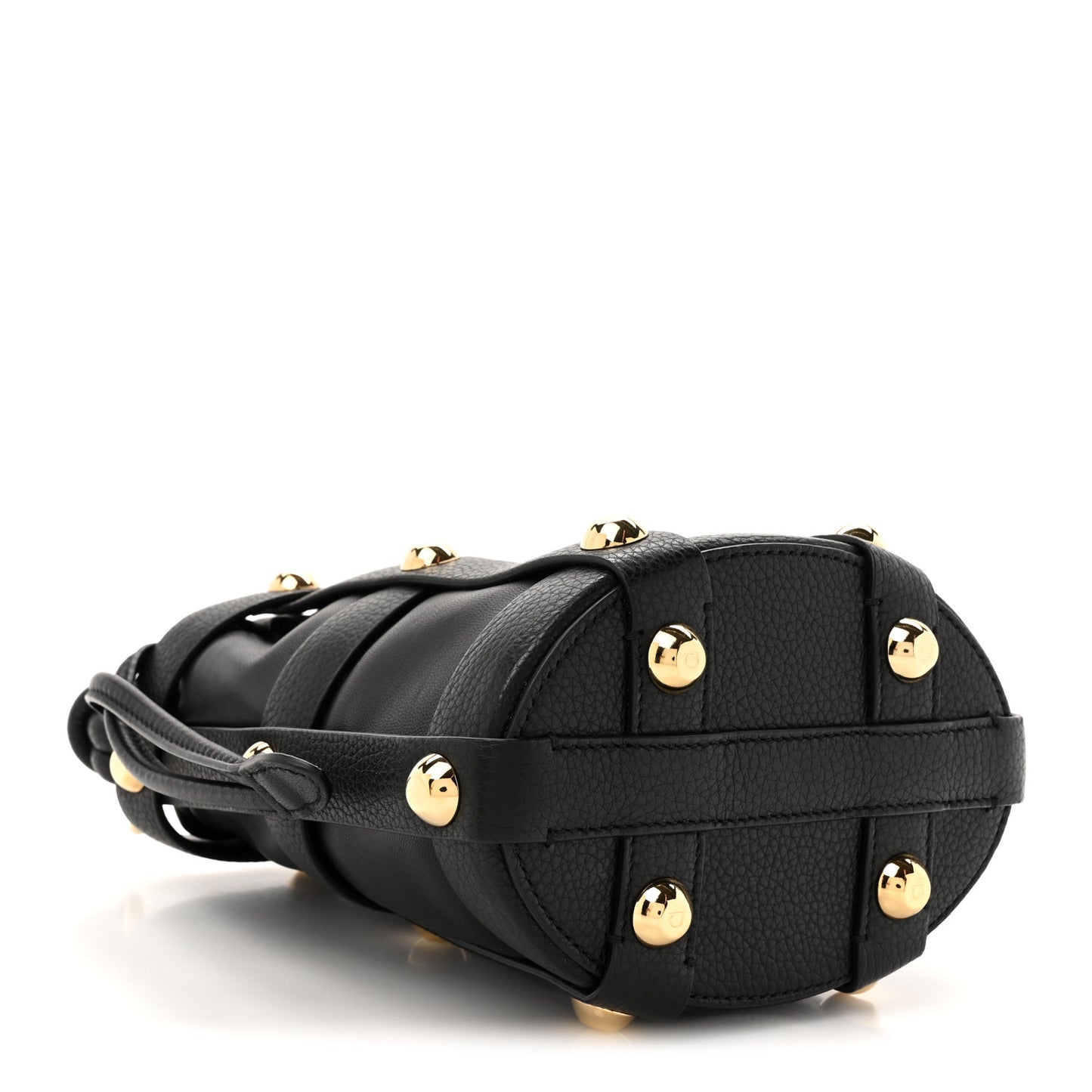 Calfskin Small Cage Bag Black