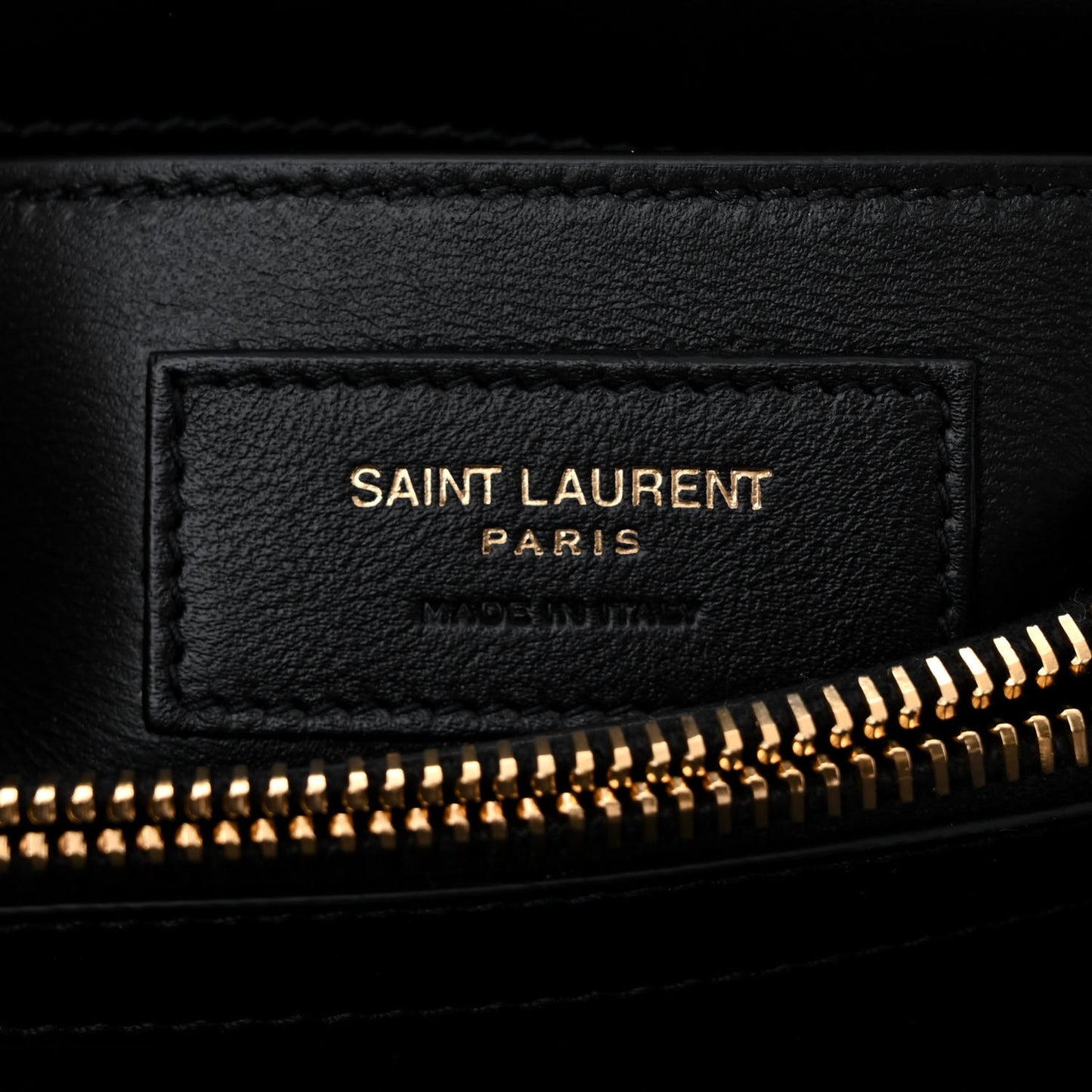 Calfskin Y Quilted Monogram Small Loulou Chain Satchel Black