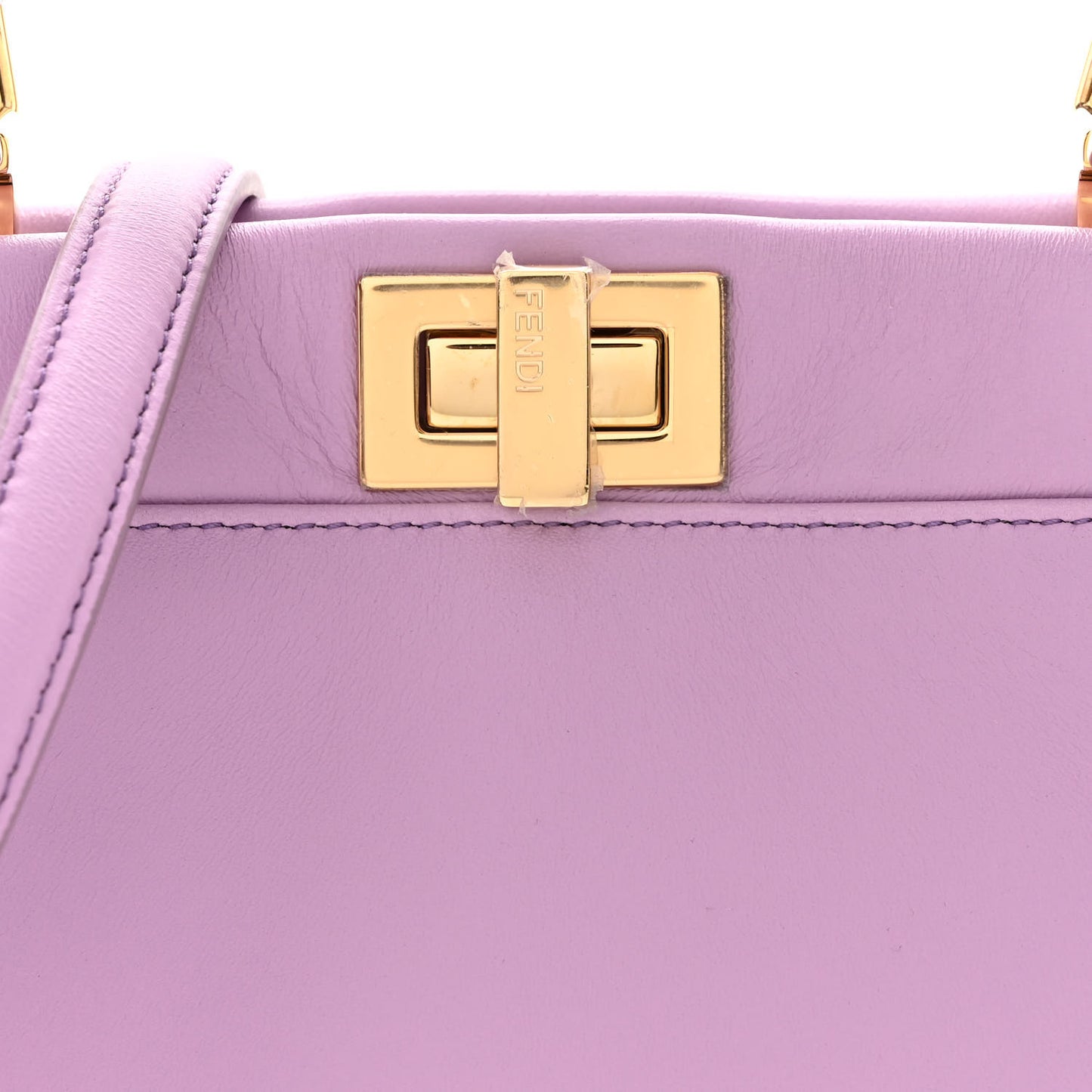 Nappa Stacked Bar Mini Peekaboo Iconic Satchel Violetta