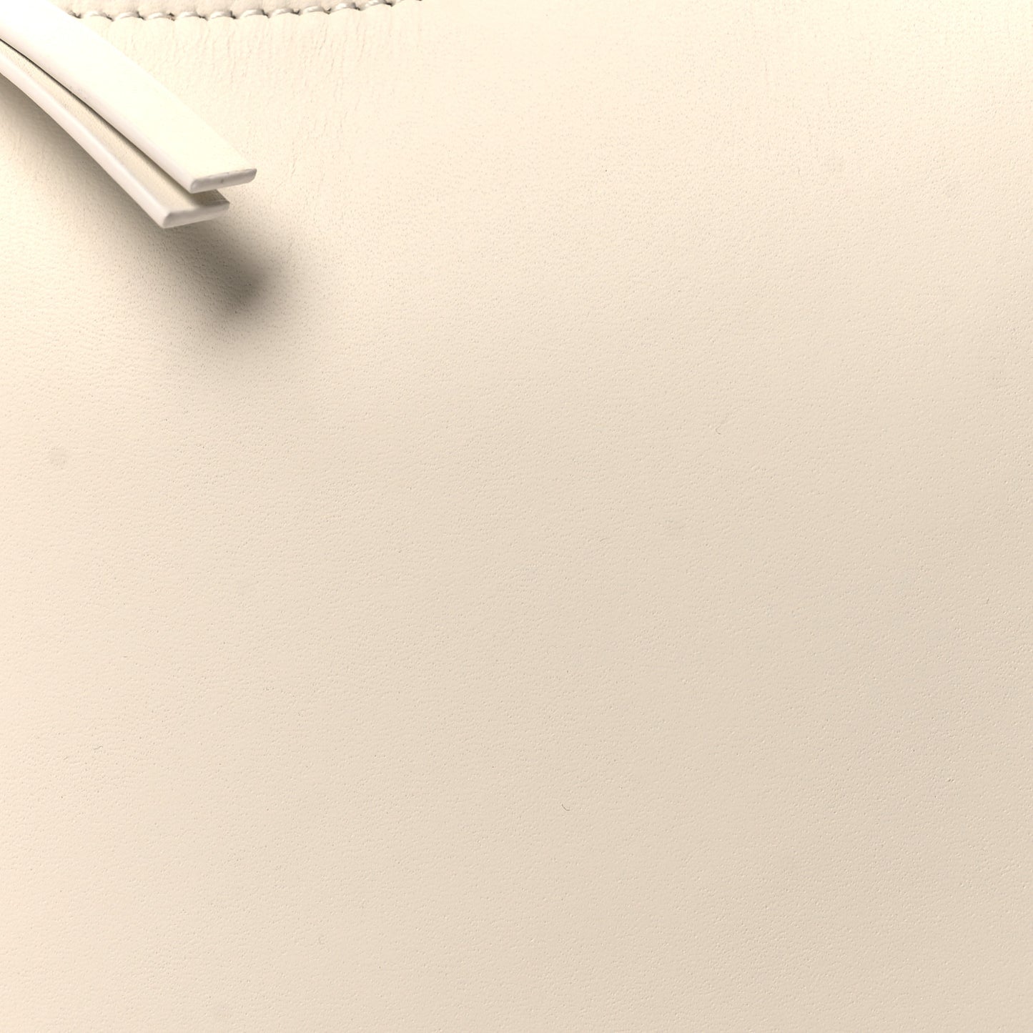 Smooth Calfskin Half Moon Shoulder Bag New Ivory