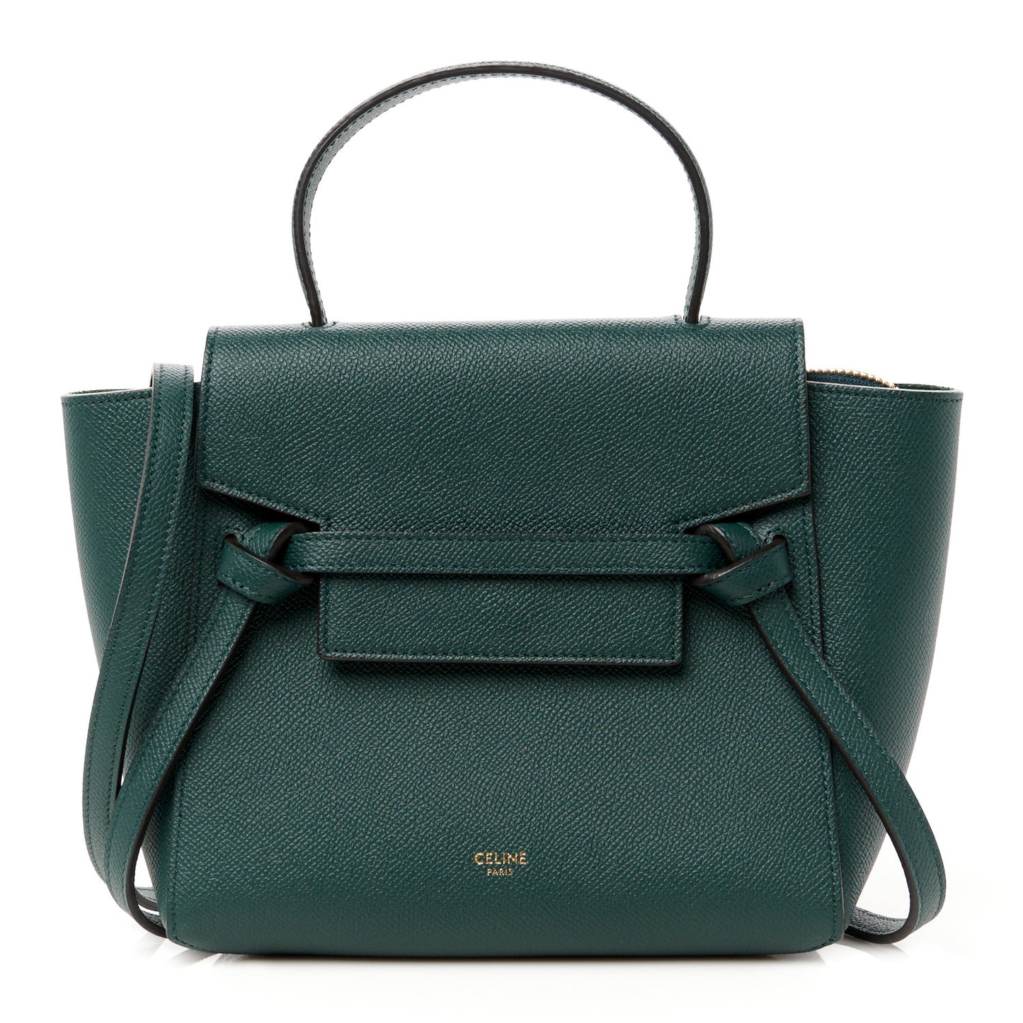 Grained Calfskin Nano Belt Bag Amazone