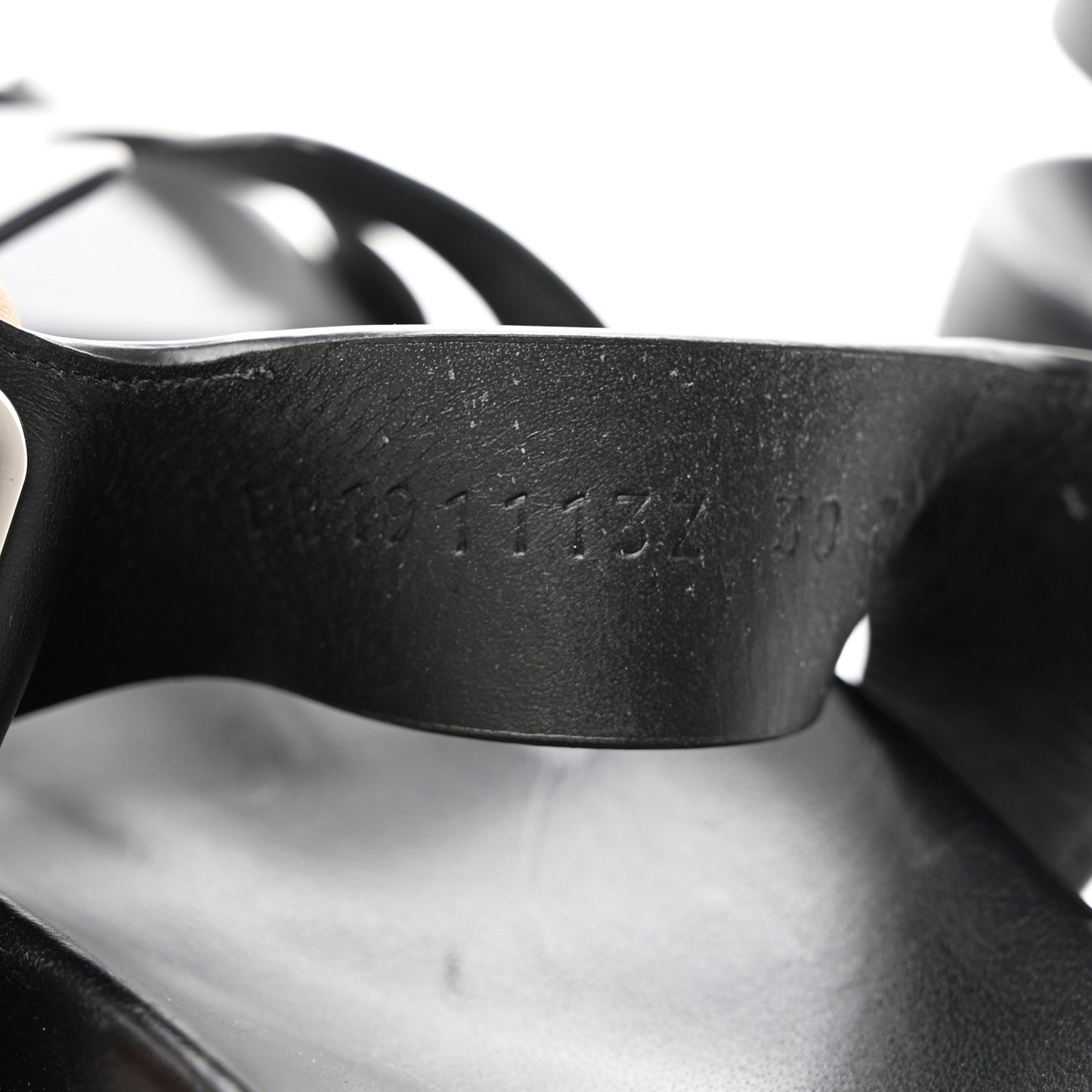 Calfskin Womens Takara Sandals 38 Black