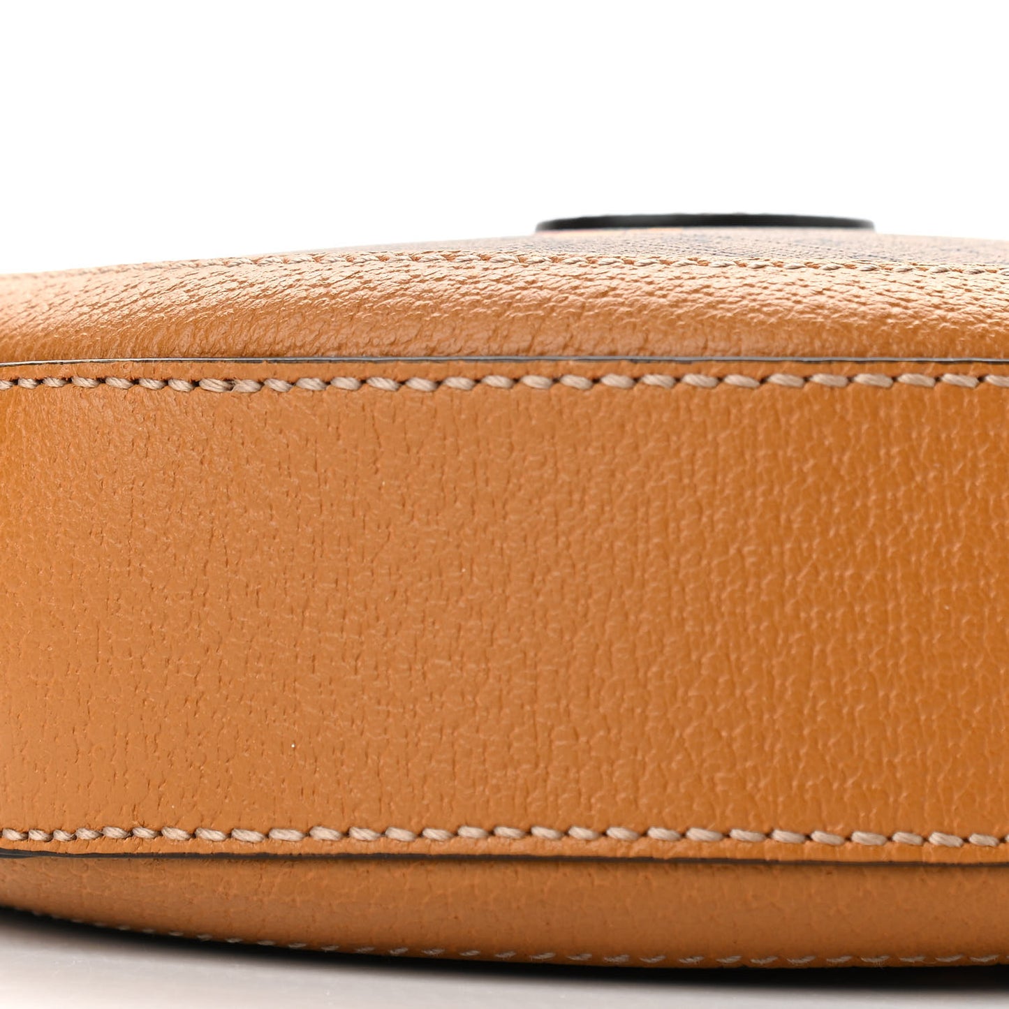 X DISNEY Mini Vintage GG Supreme Monogram Mickey Mouse Round Shoulder Bag Beige Vintage Sun Oil