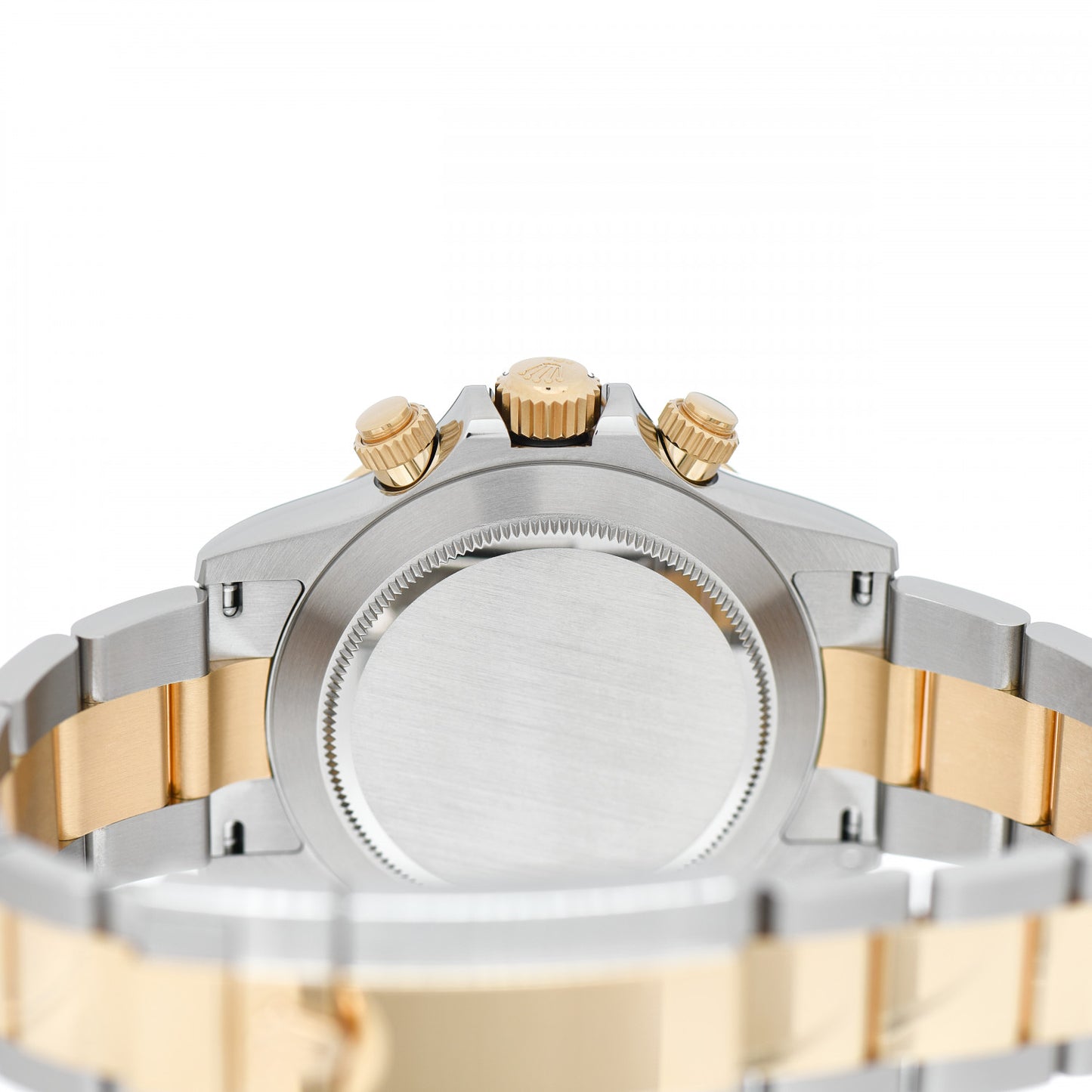 Stainless Steel 18K Yellow Gold Diamond Black Mother of Pearl 40mm Oyster Perpetual Cosmograph Daytona Watch 116503