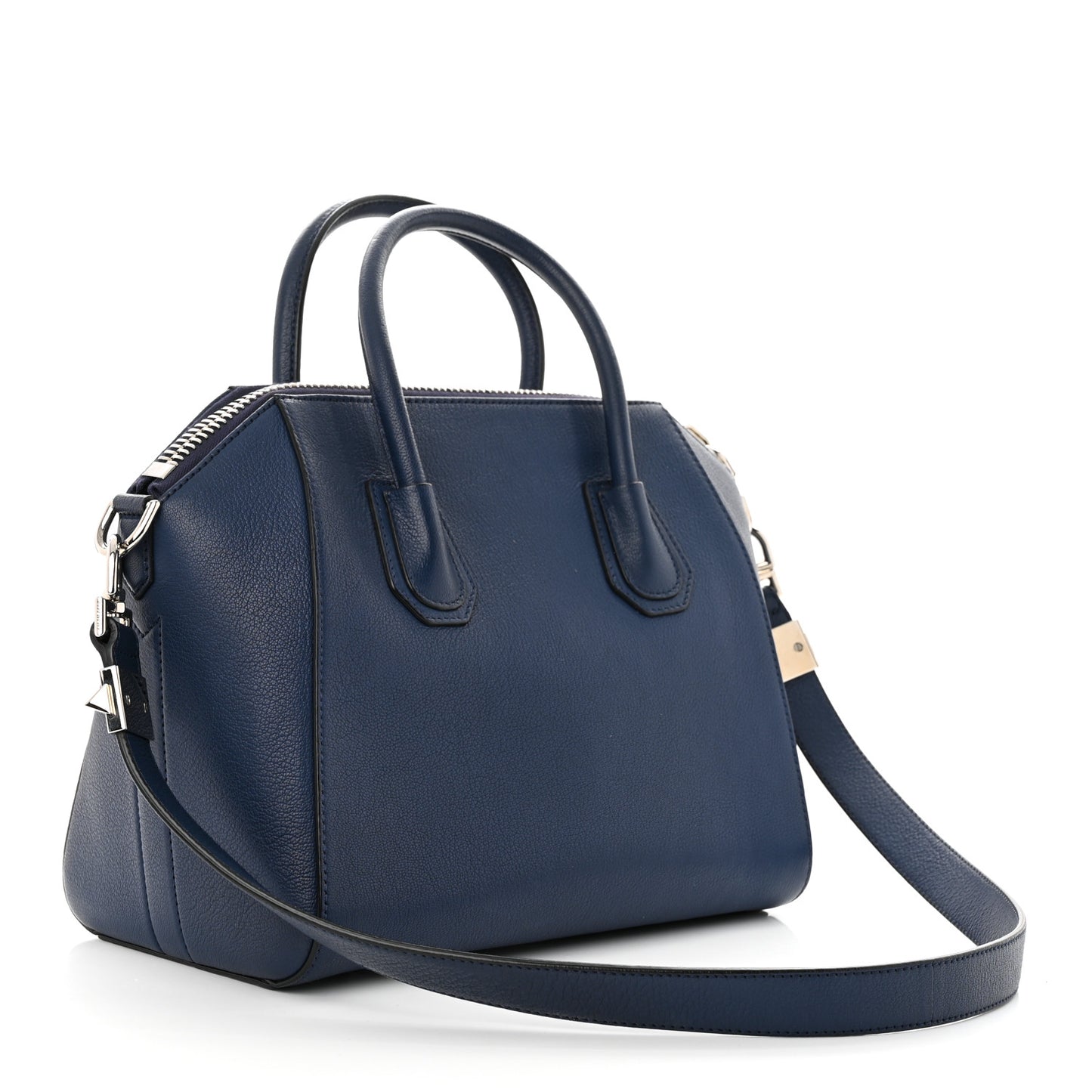 Sugar Goatskin Small Antigona Navy