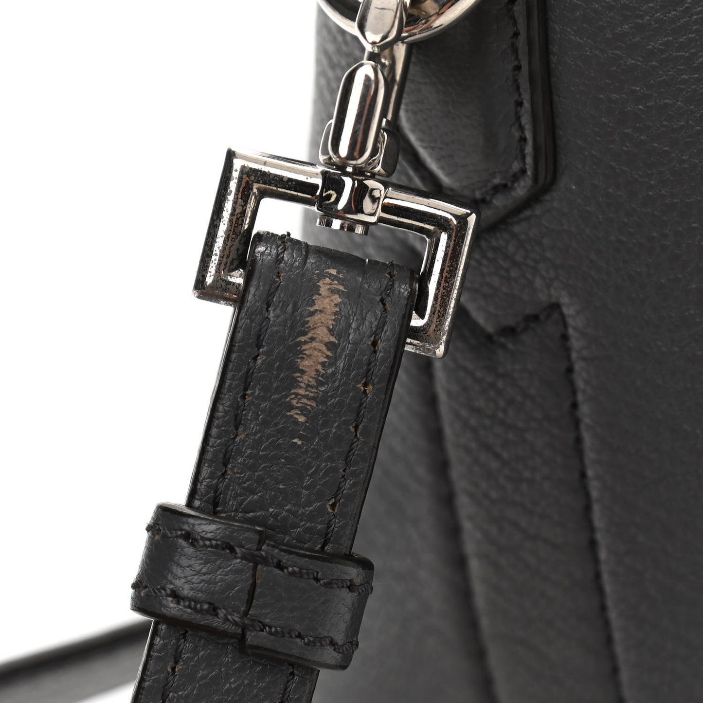 Calfskin Mini Antigona Storm Grey