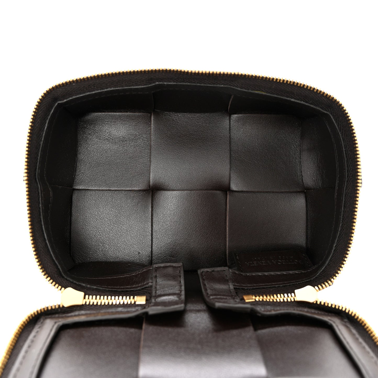 Maxi Intrecciato Travel Case Dark Brown
