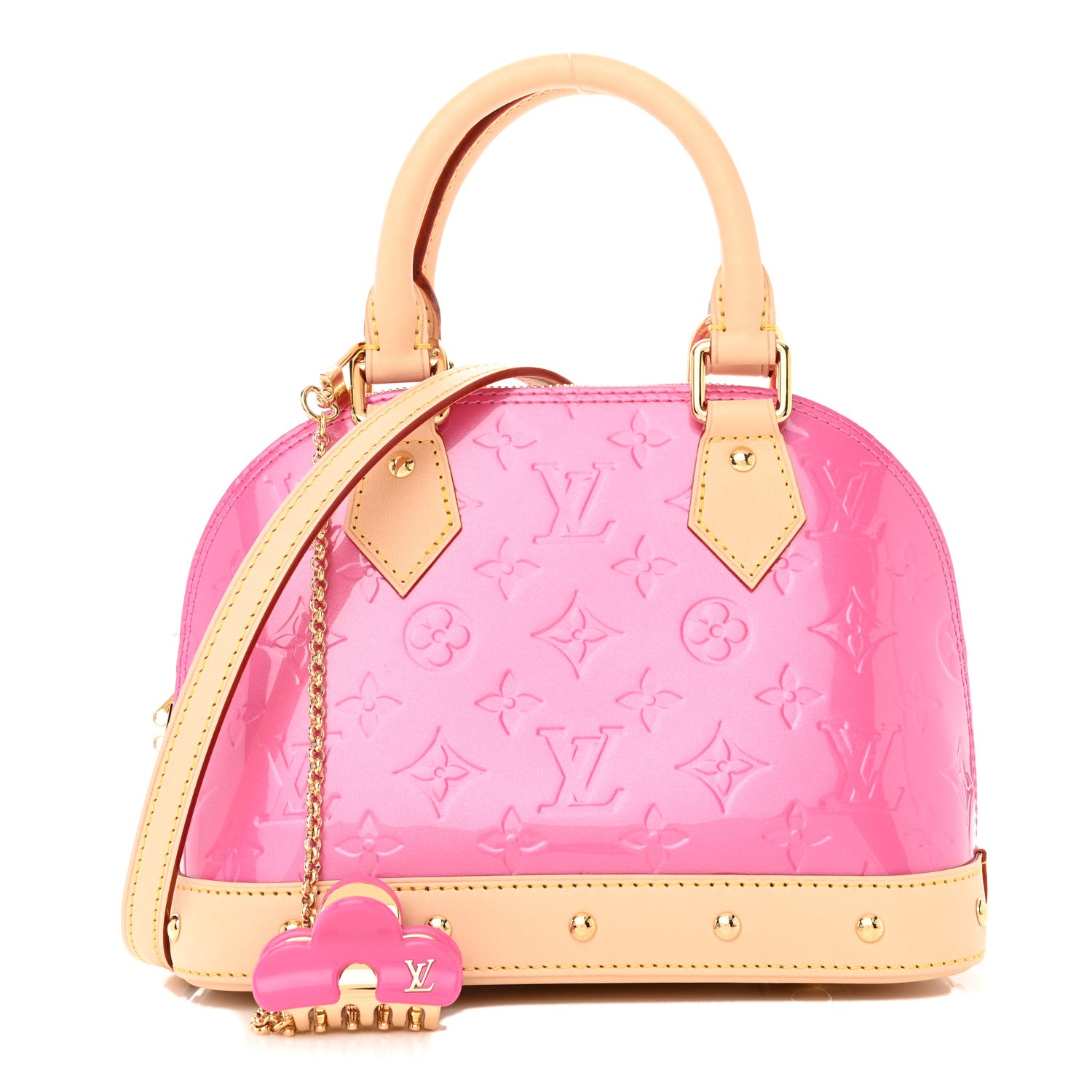 Louis Vuitton Vernis Alma BB Neon Pink 1406026 – FASHIONPHILE