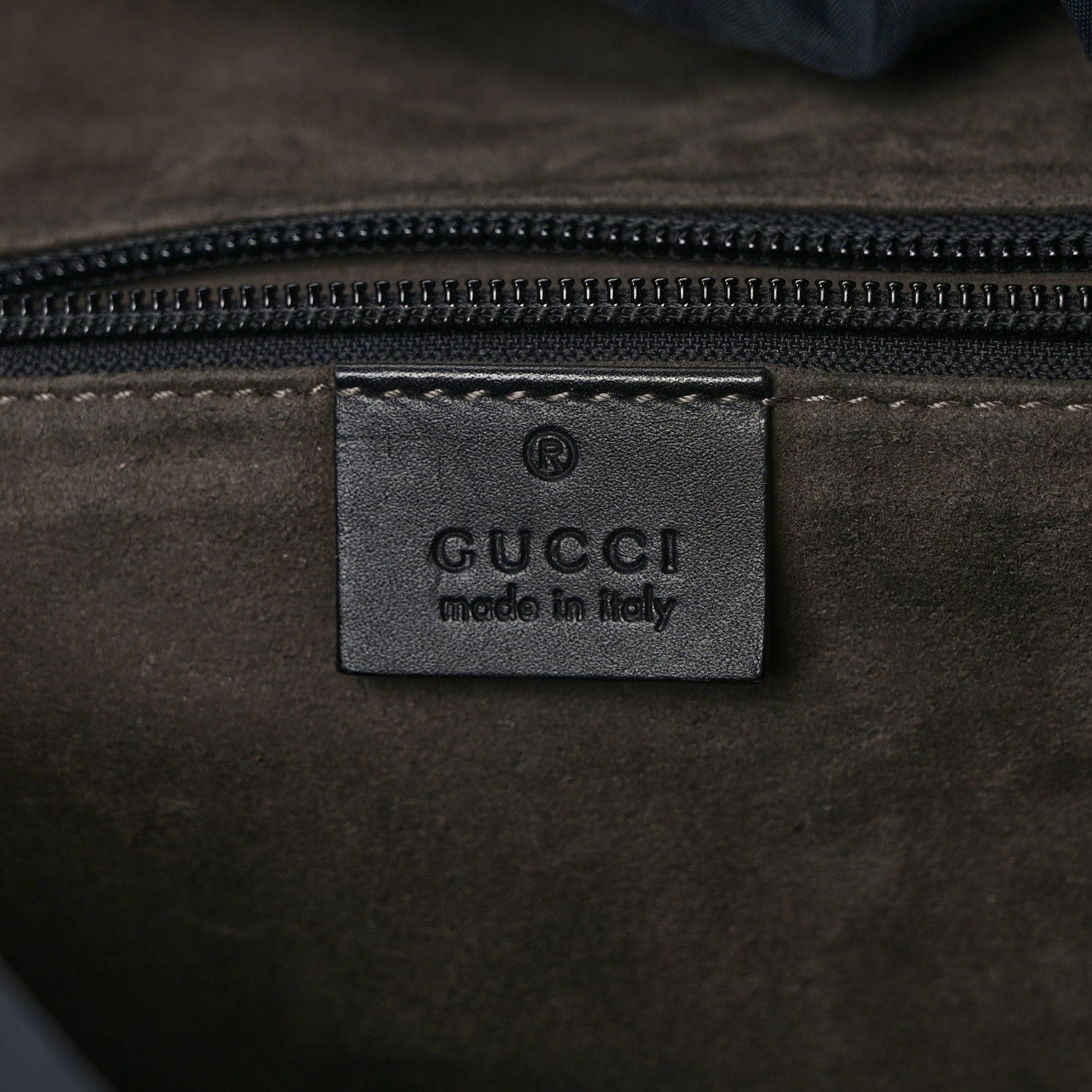 Gucci GG Supreme Monogram Single Buckle Backpack Beige Black 6 of 11