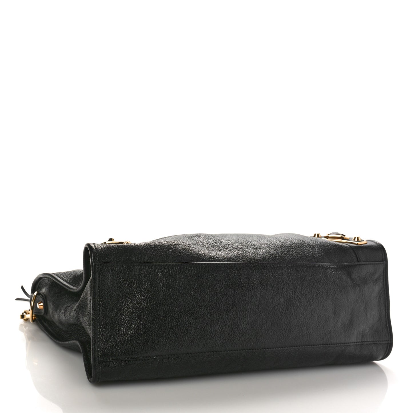Chevre Gold Metallic Edge Hardware City Black