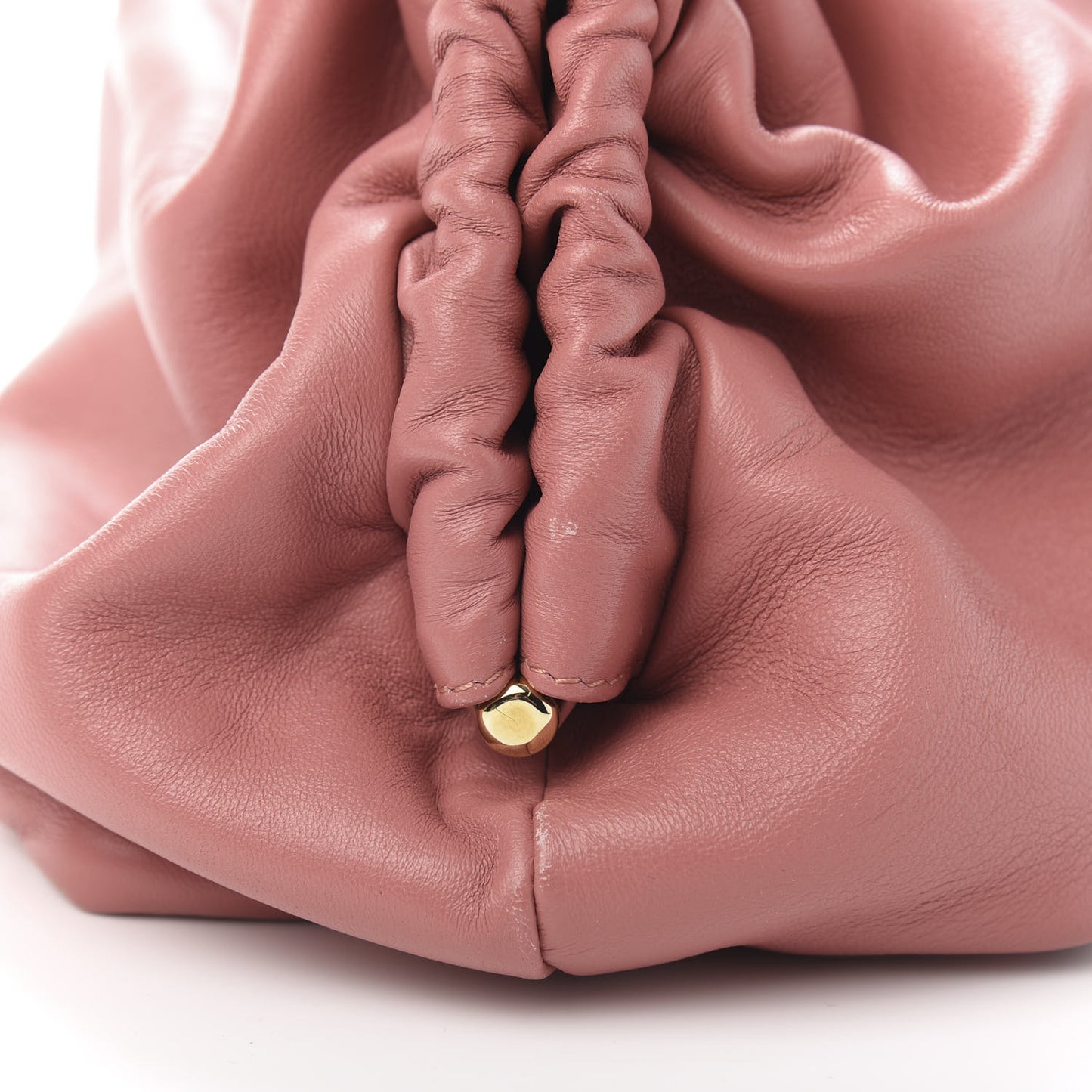 Lambskin Cloud Clutch Blush