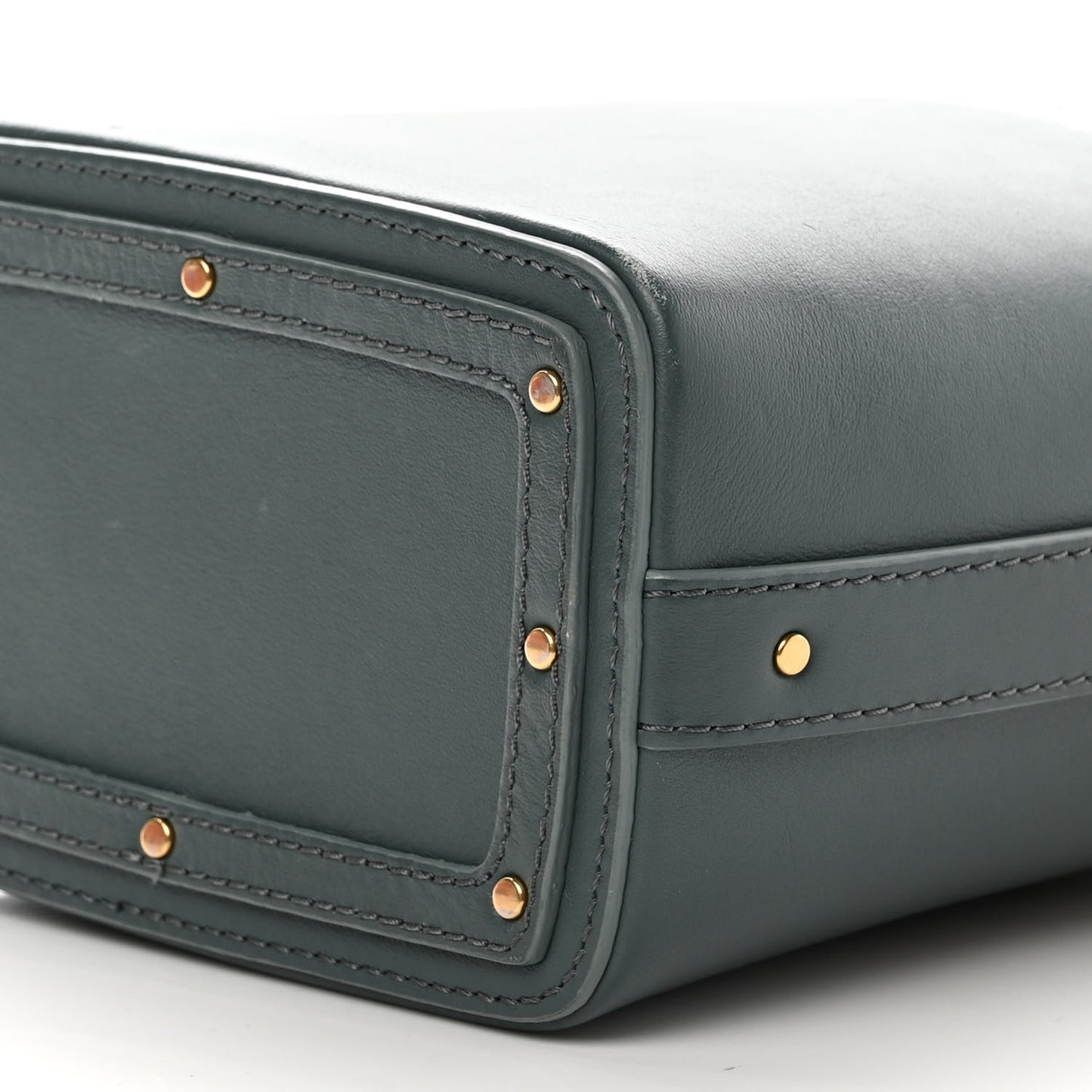 Smooth Calfskin Mini Roy Bucket Bag Cloudy Blue