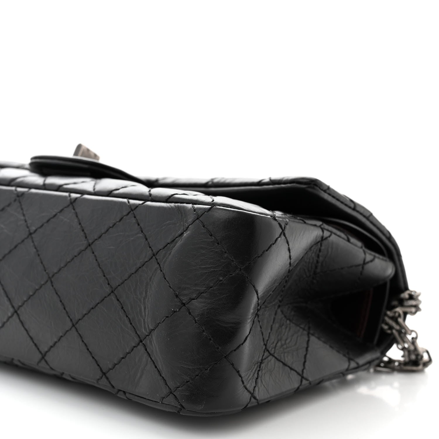 Chanel Aged Calfskin Quilted 2.55 Reissue 225 Flap Black 10 of 10