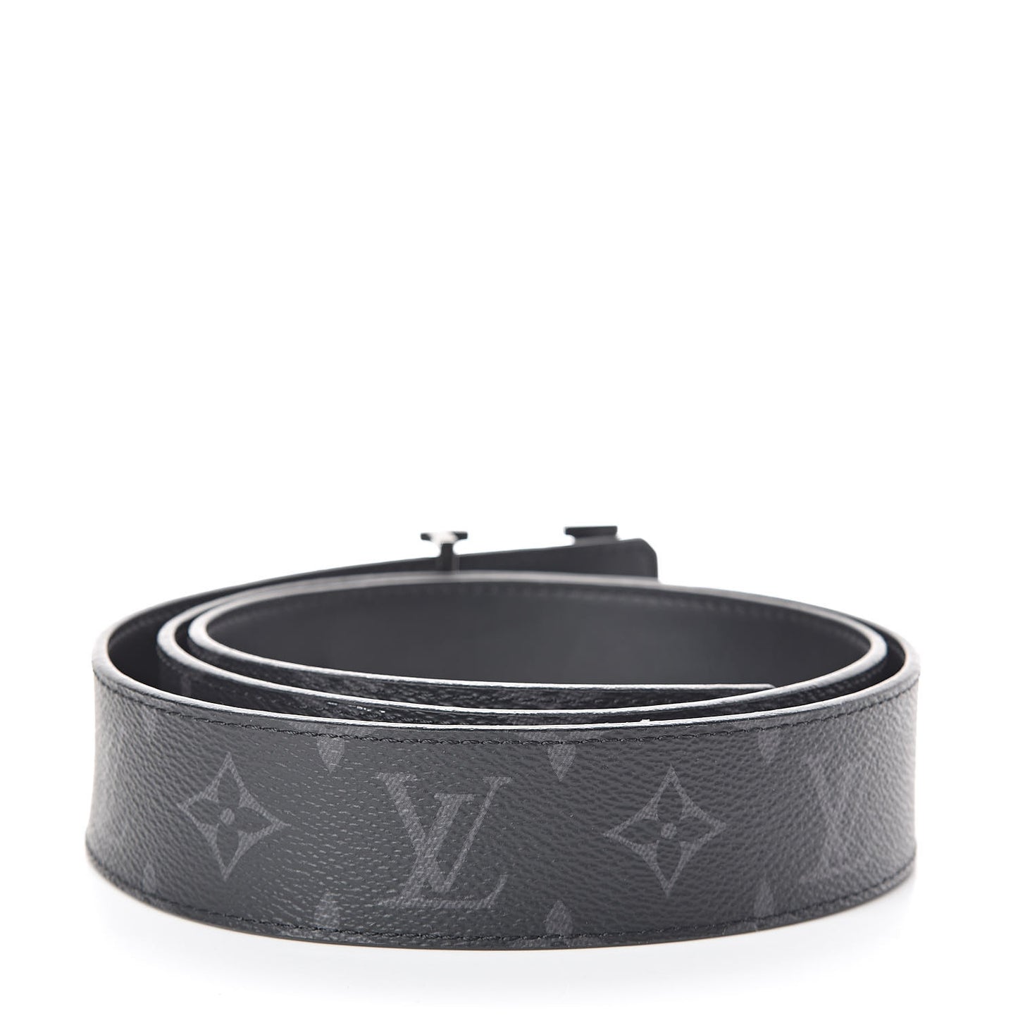 Monogram Eclipse Taigarama 40mm LV Initiales Reversible Belt 100 40 Black
