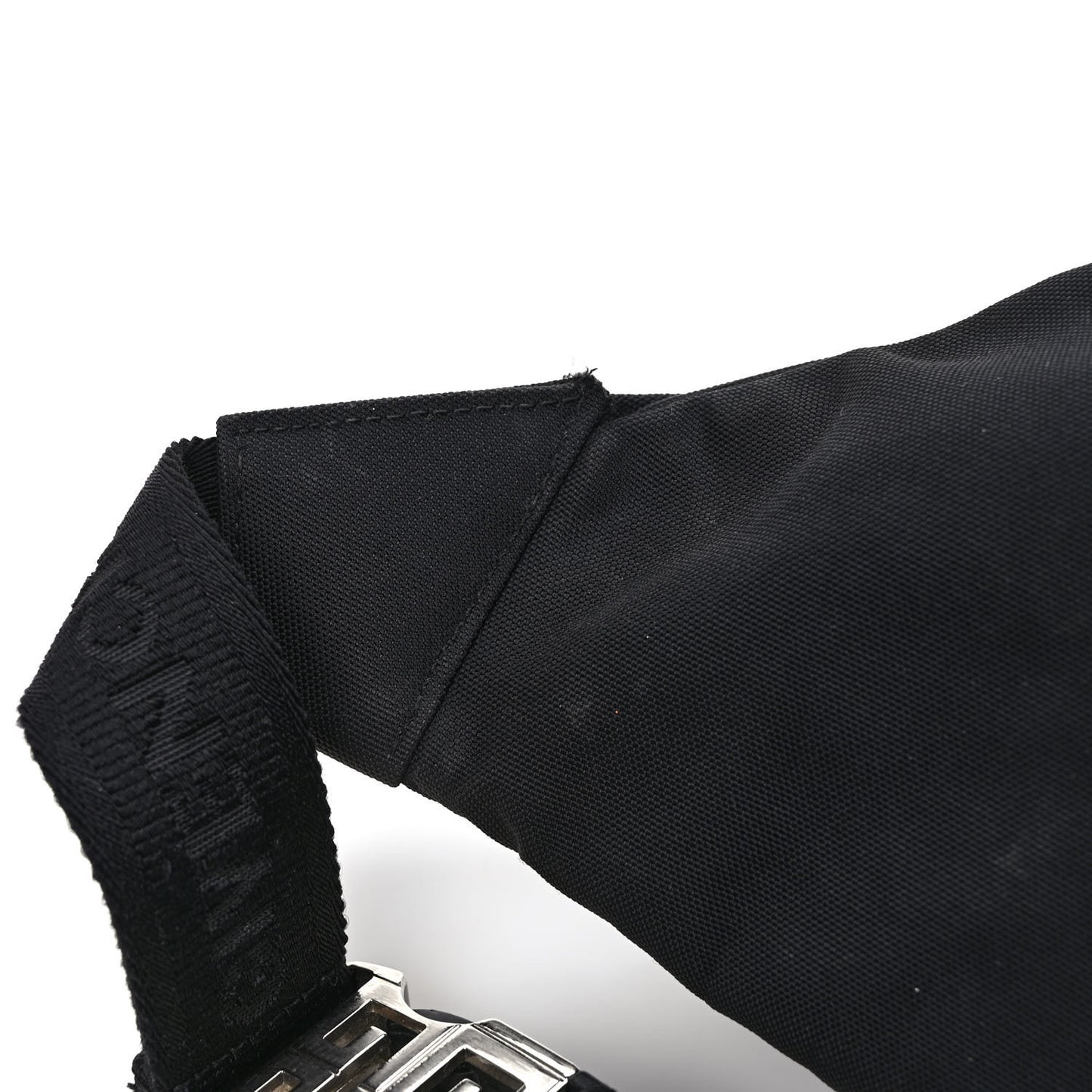 X CHITO Nylon Graffiti Effect Essential U 4G Belt Bag Black