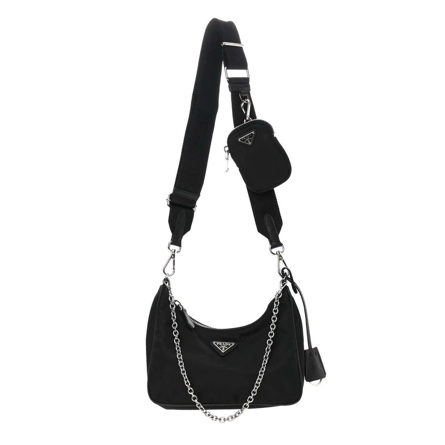 Nylon Re-Edition 2005 Shoulder Bag Black