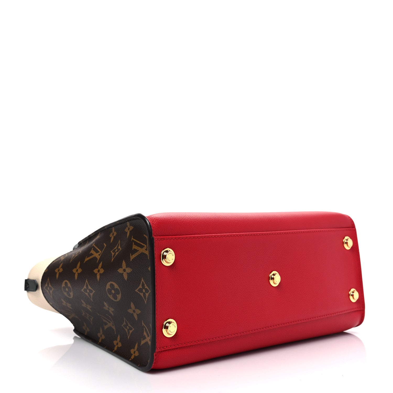 Louis Vuitton Calfskin Monogram On My Side Pirate Red 4 of 7