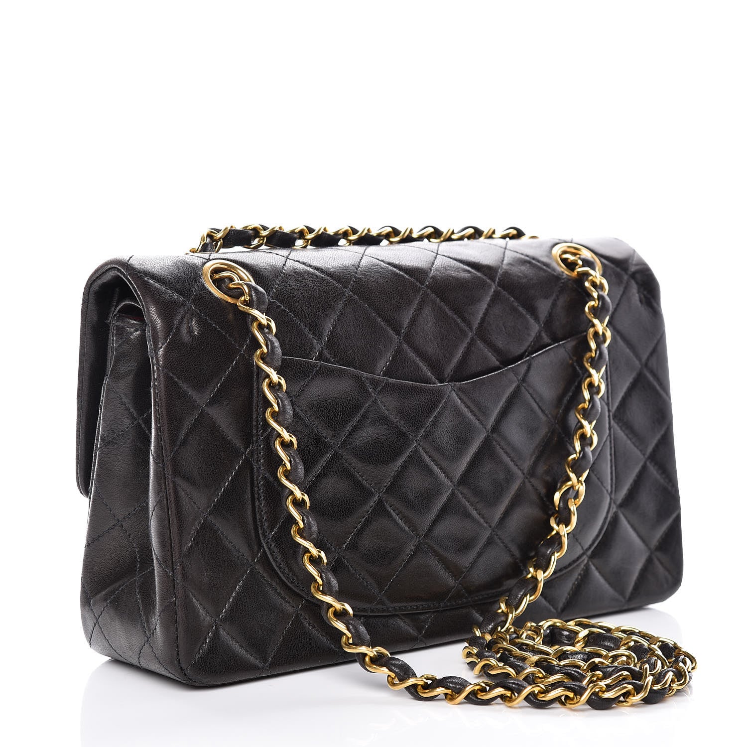 Chanel Lambskin Quilted Small Double Flap Black 4 of 16