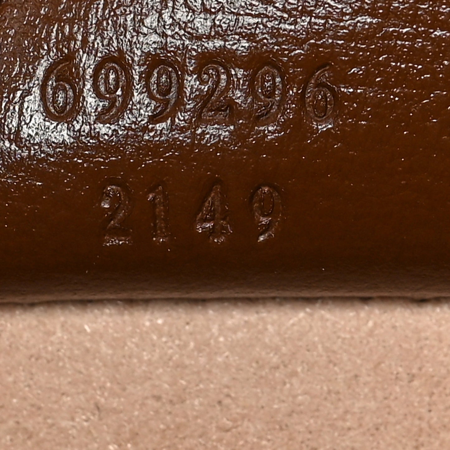 GG Supreme Monogram Mini Horsebit 1955 Shoulder Bag Beige Brown Sugar