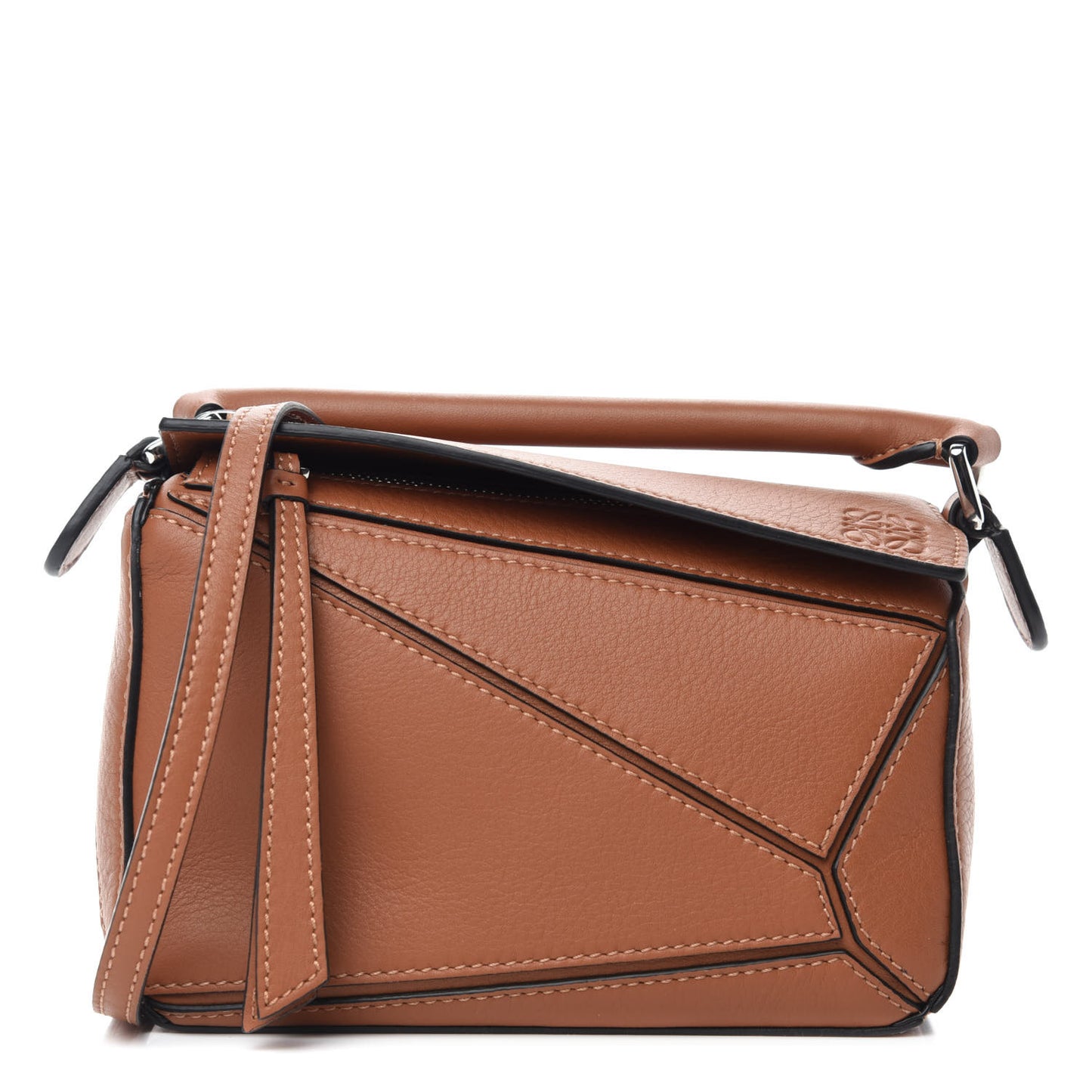 Calfskin Mini Puzzle Bag Tan