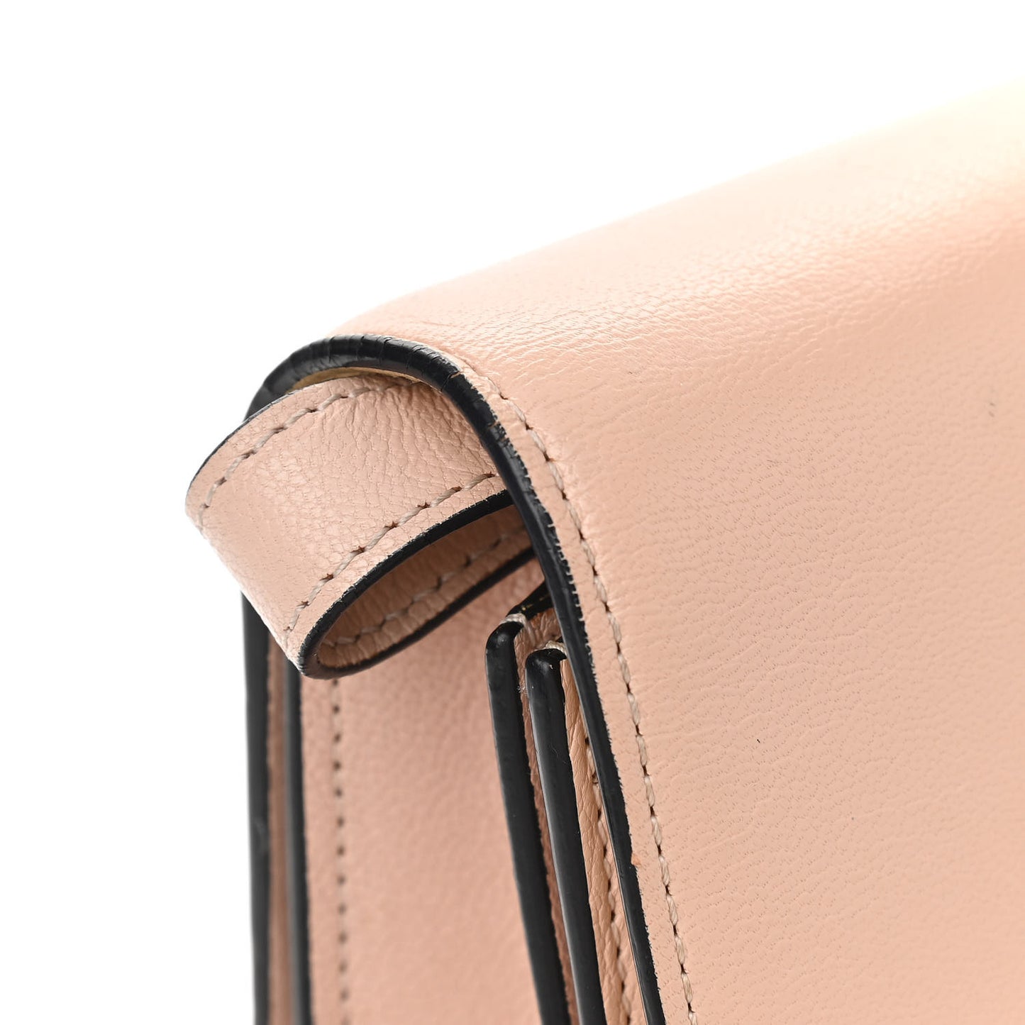 Shiny Goatskin Medium Classic Box Flap Bag Blush
