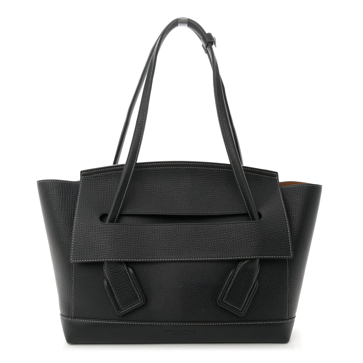 Grainy Calfskin Medium Arco Black