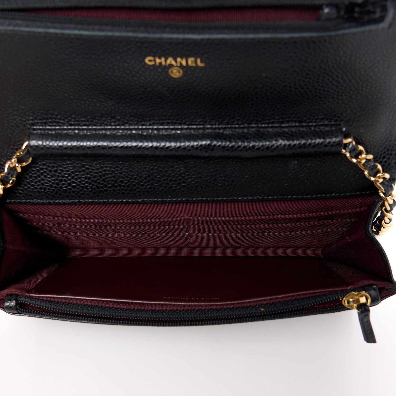 Chanel Caviar Quilted Wallet on Chain WOC Black 5 of 12