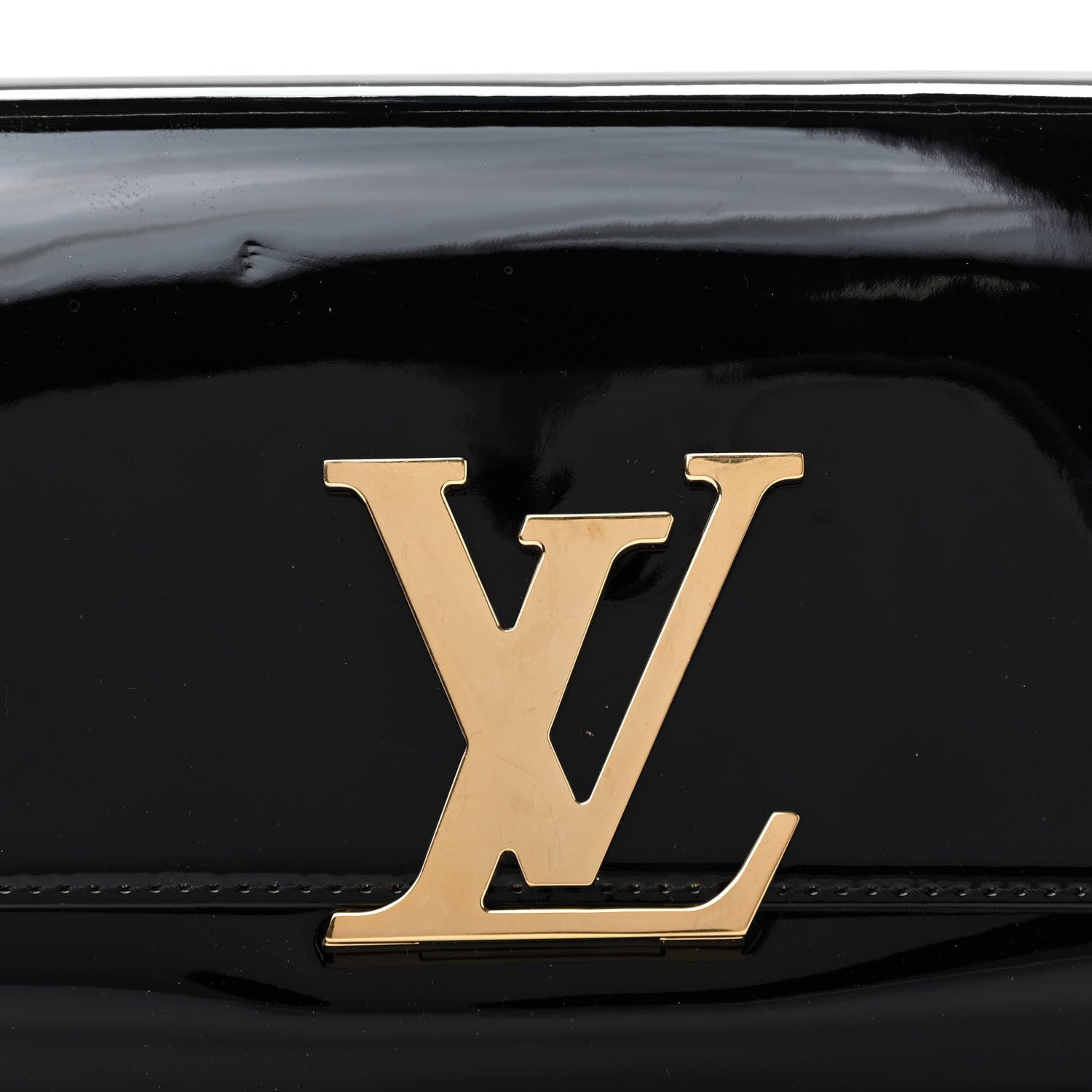 Louis Vuitton Patent Louise EW Clutch Black 9 of 9