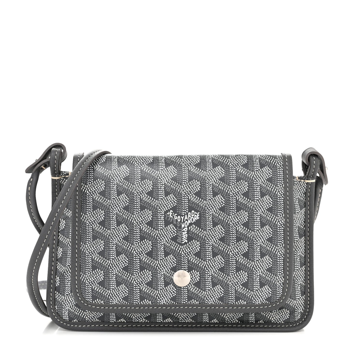 Goyardine Plumet Wallet Clutch Grey