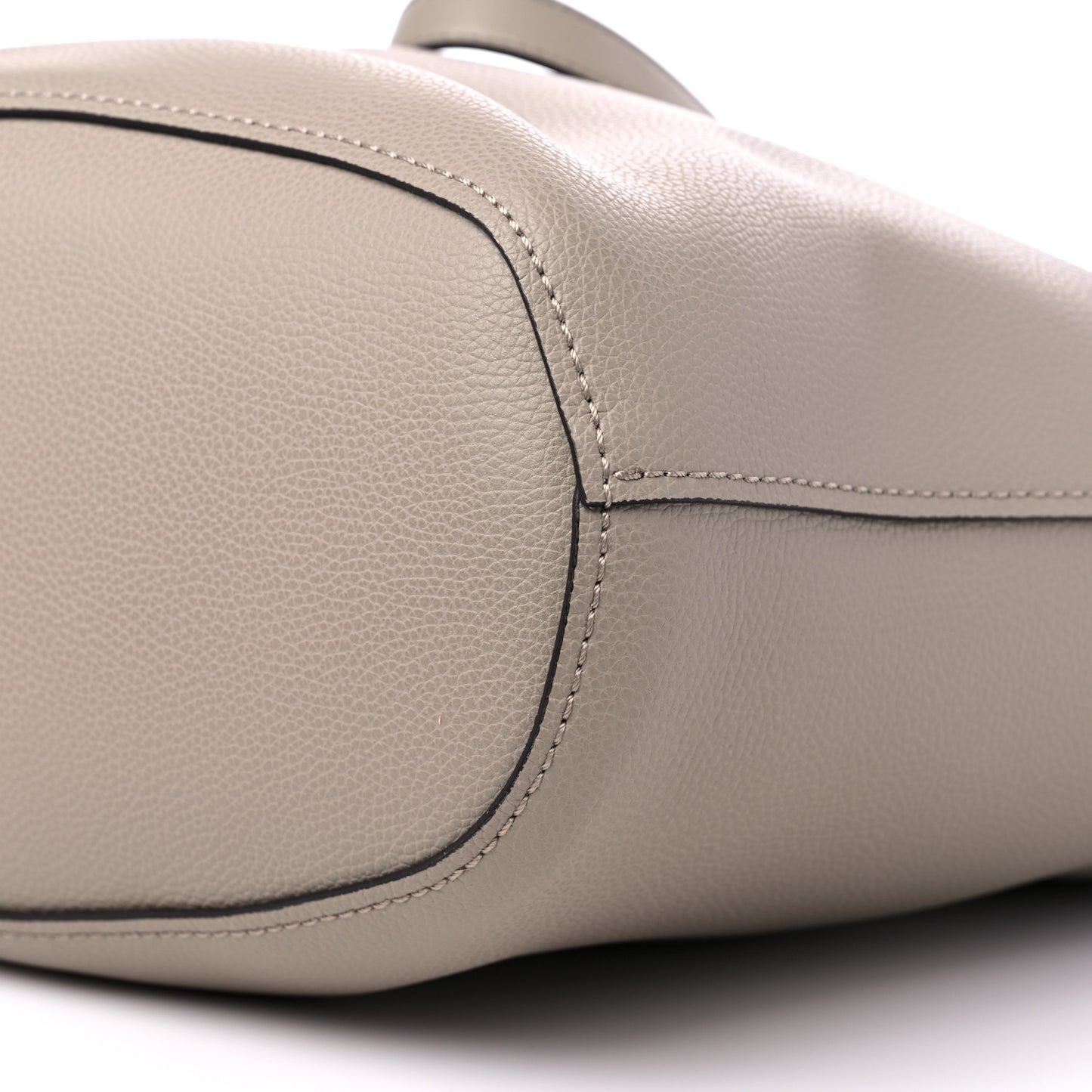 Smooth Grained Calfskin Medium Aby Tote Motty Grey