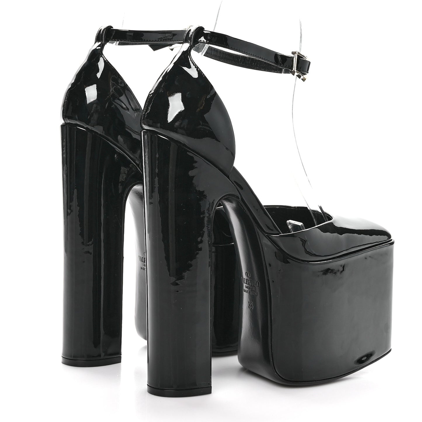 Patent DiscoBox 80/180mm Platform Pumps 35 Black