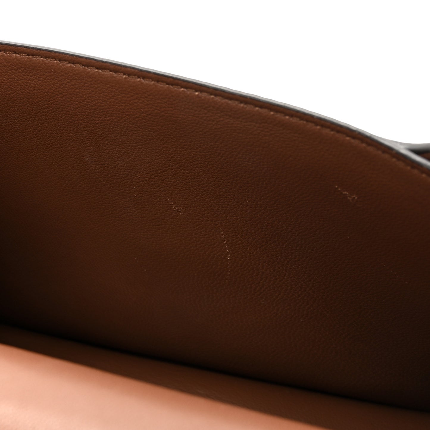 Canvas Calfskin Small TB Bag Natural Malt Brown