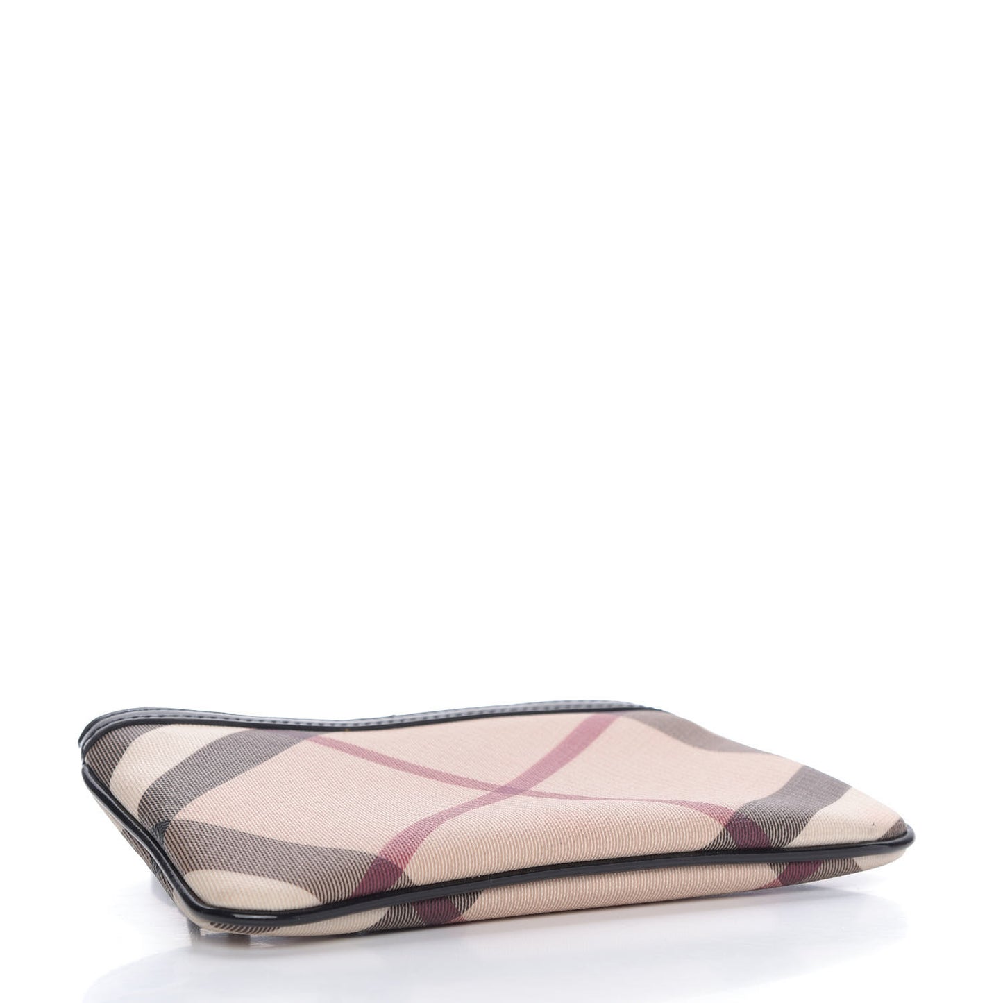 Nova Check Wristlet Pouch Black