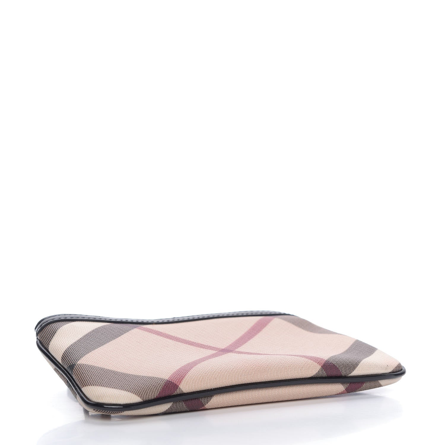 Burberry Nova Check Wristlet Pouch Black 5 of 9