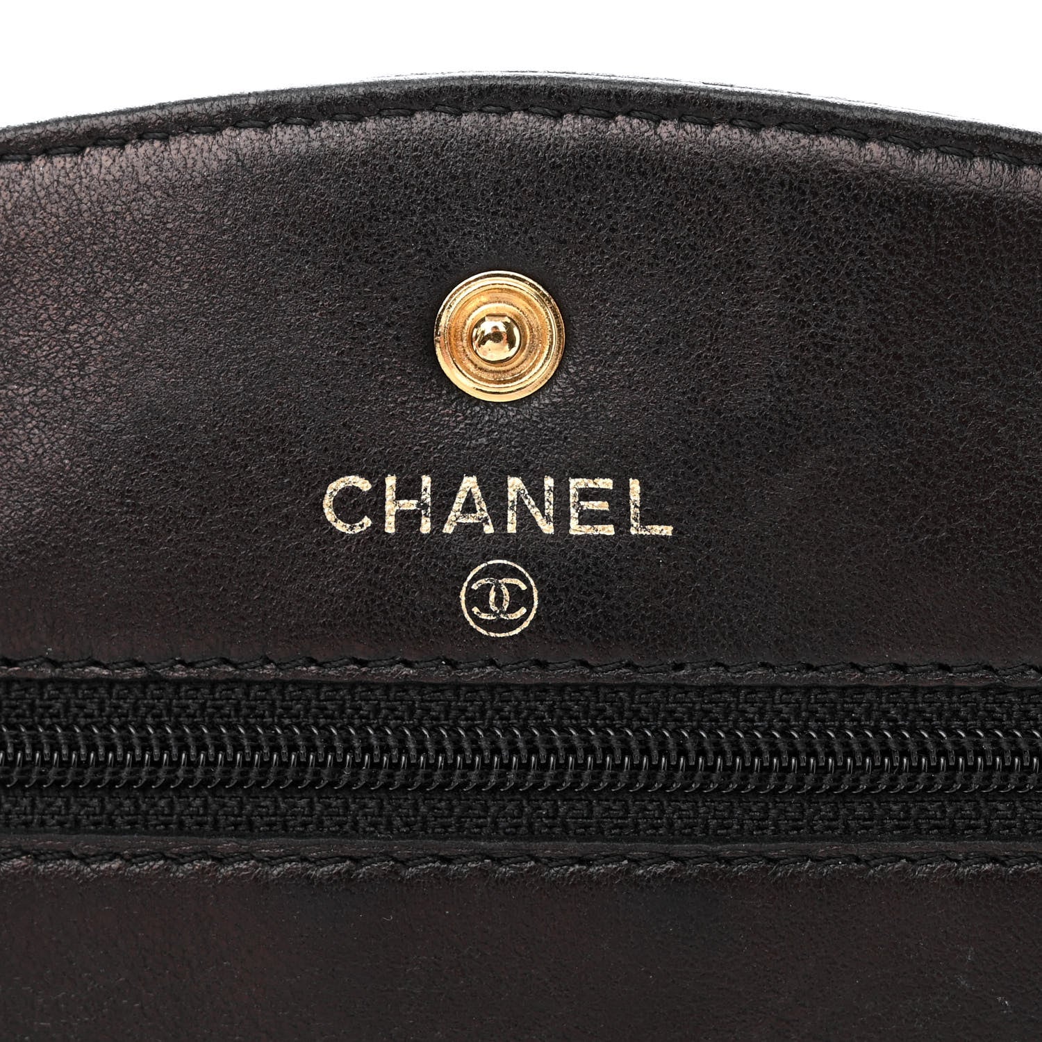 Chanel Caviar Timeless CC Wallet on Chain WOC Black 6 of 13