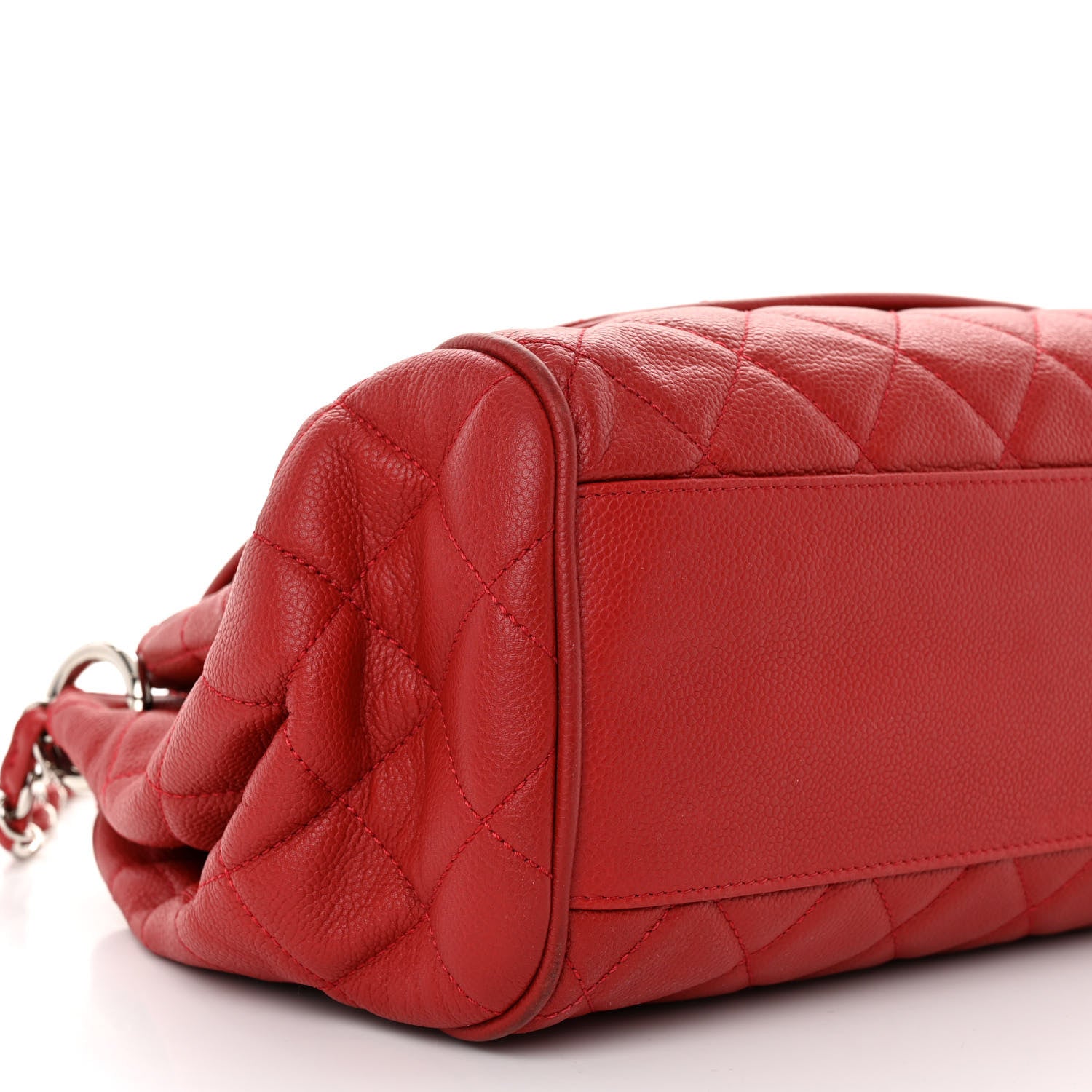 Chanel Caviar Quilted Timeless Accordion Flap Red 8 of 9