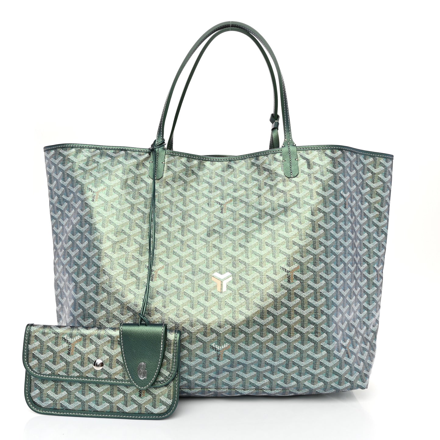 Iridescent Goyardine Saint Louis GM Pearly Green
