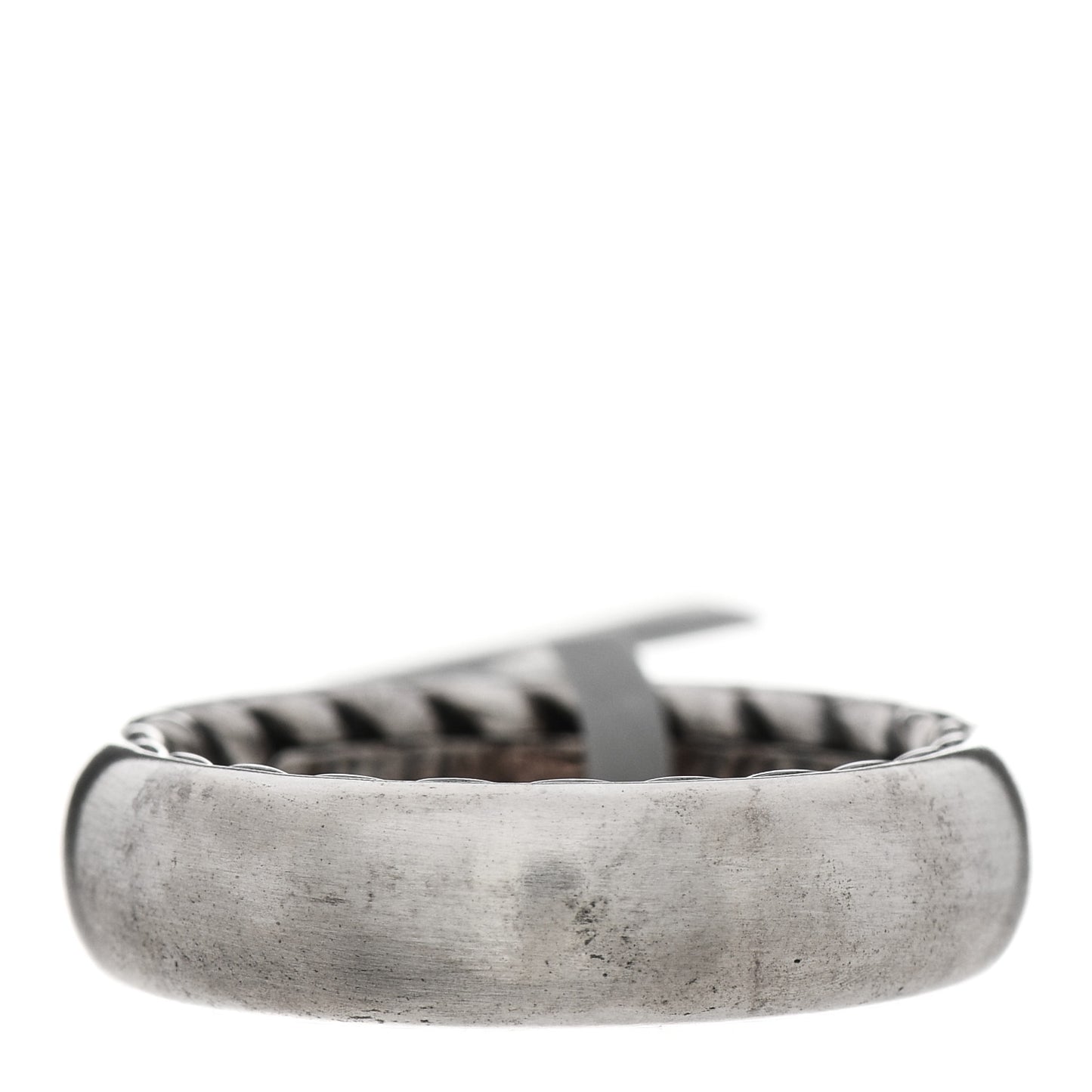 Sterling Silver 6mm Streamline Band Ring 62 10