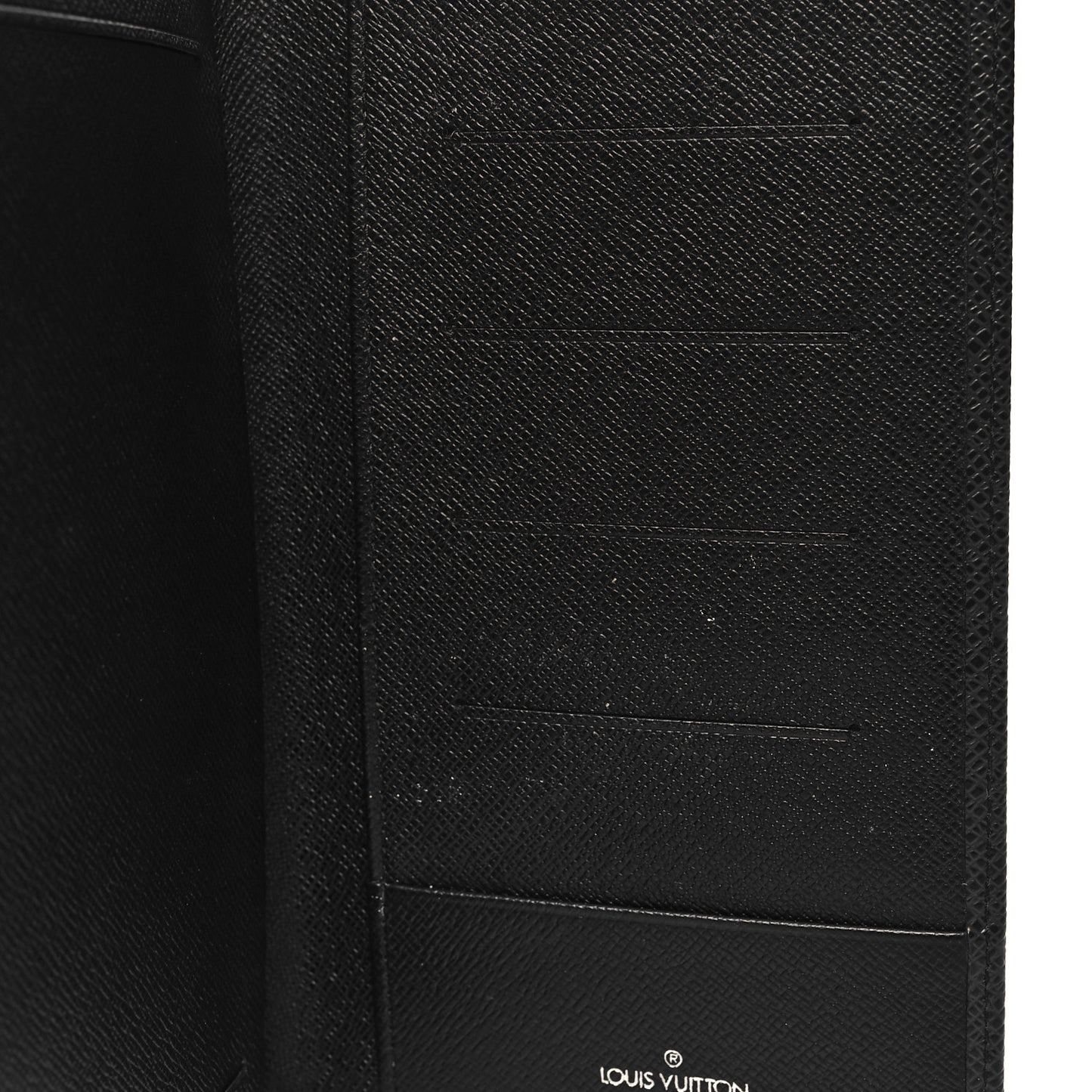 Taiga Checkbook Pocket Agenda Cover Ardoise