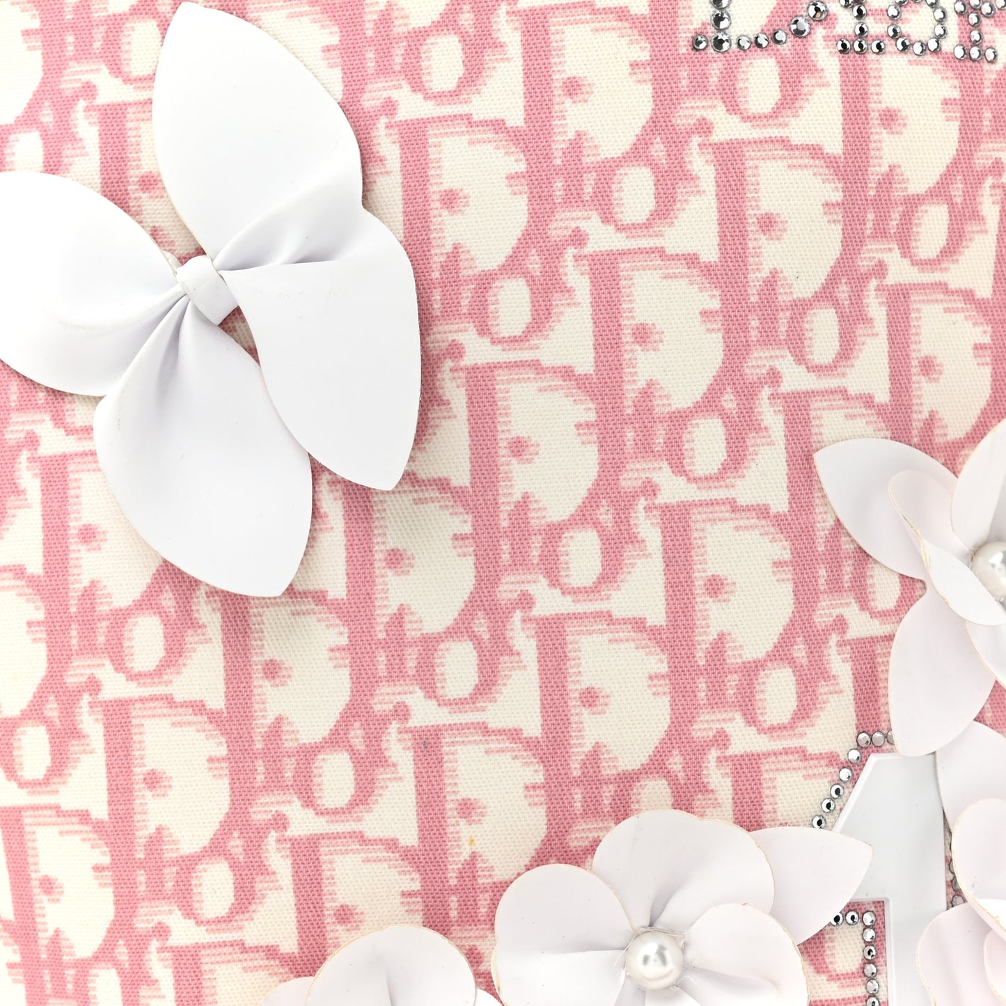 Monogram Girly Messenger Bag Pink