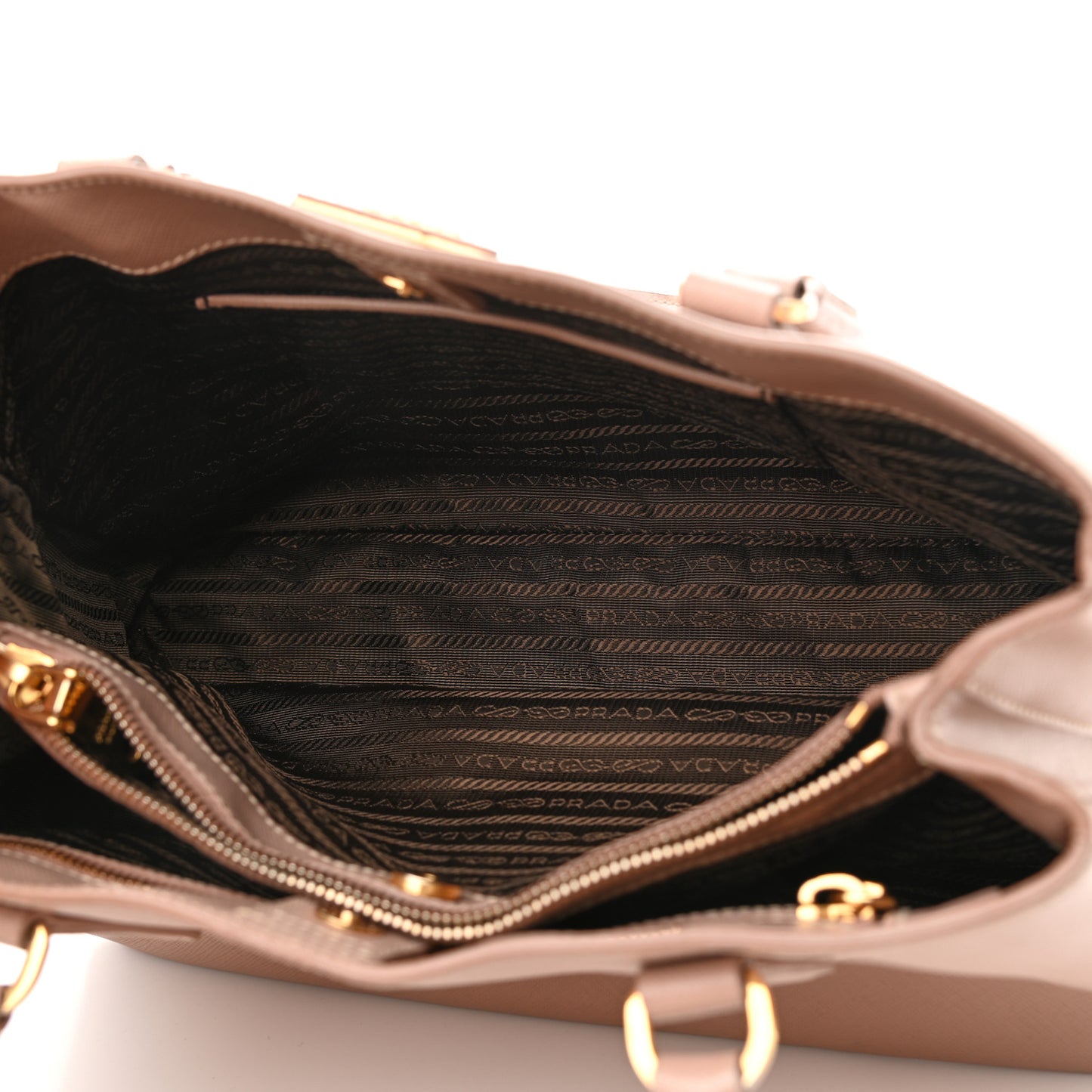 Saffiano Lux Small Tote Cammeo