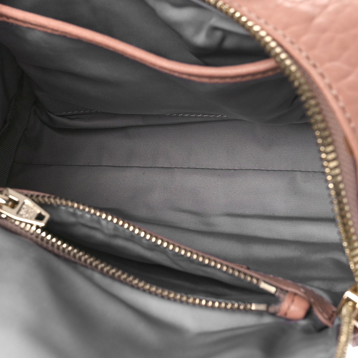 Pebbled Lambskin Mini Rockie Blush Gold Hardware