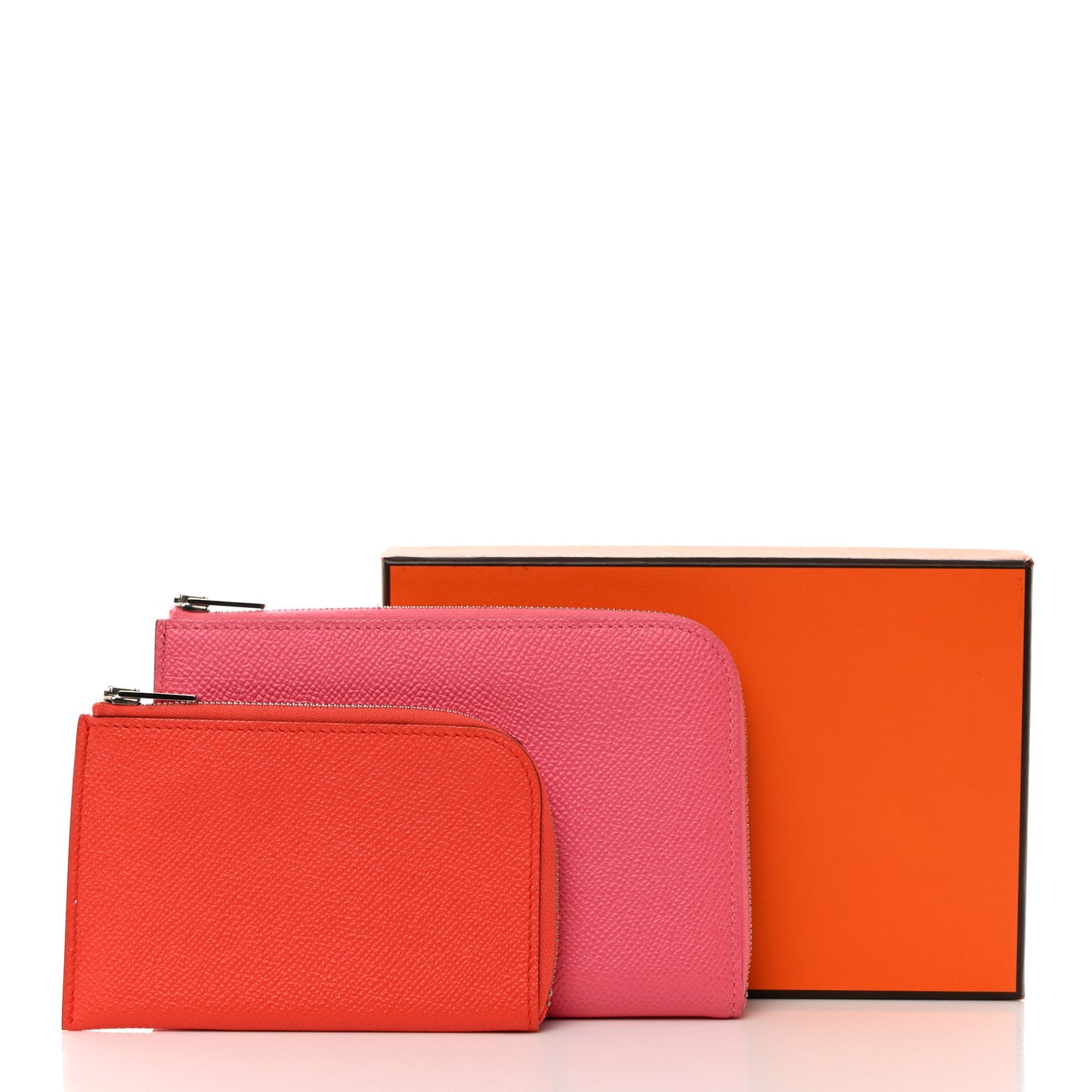 Epsom Remix Duo Wallet Rose Azalee Orange Poppy